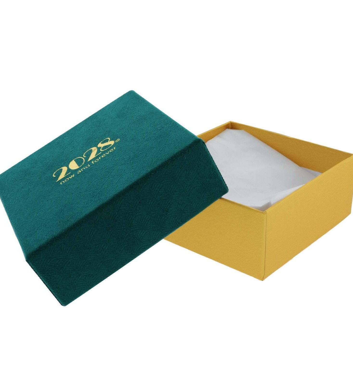 2028 Jewelry Teal Faux Velvet Gift Box