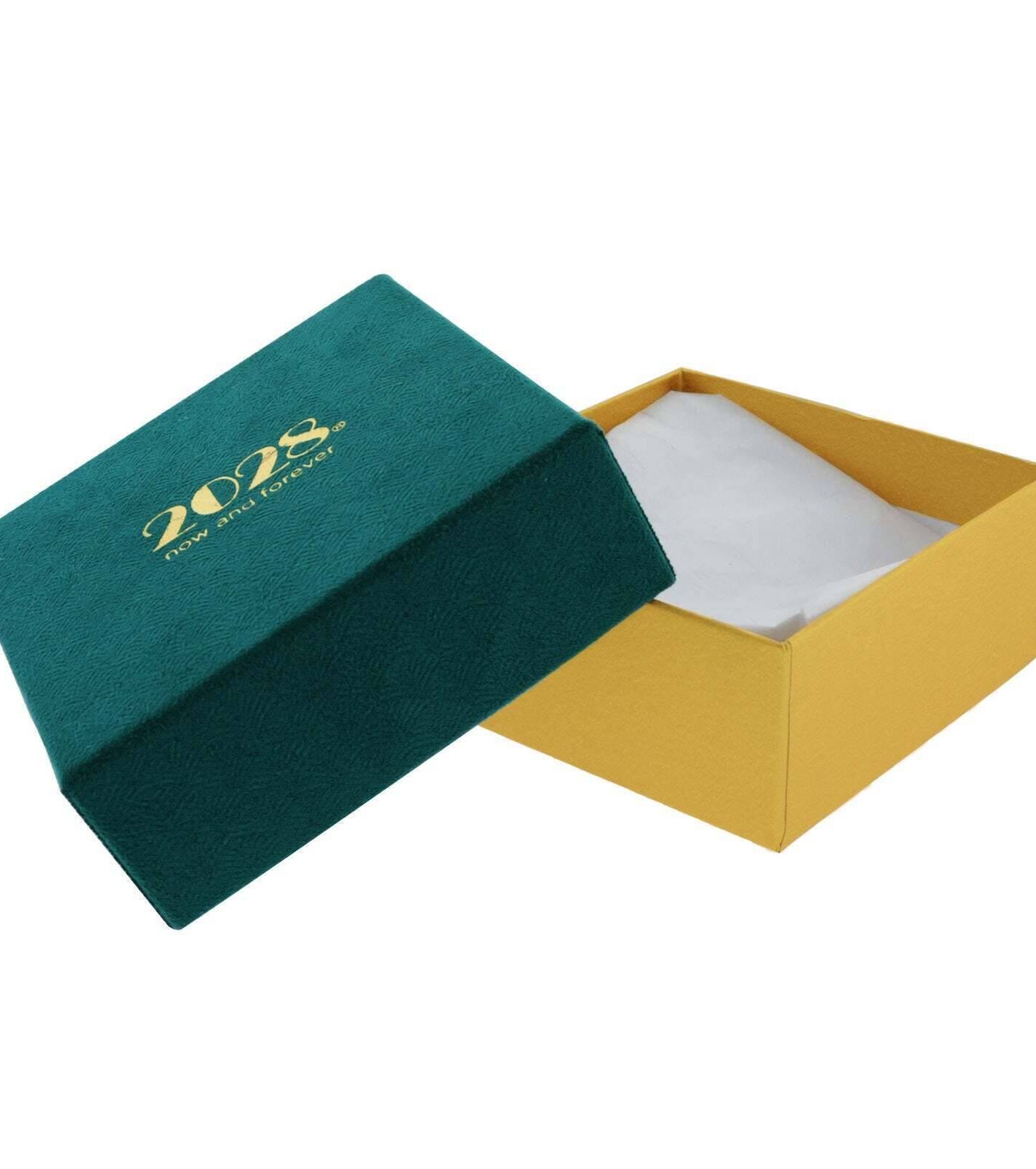 2028 Jewelry Teal Faux Velvet Gift Box
