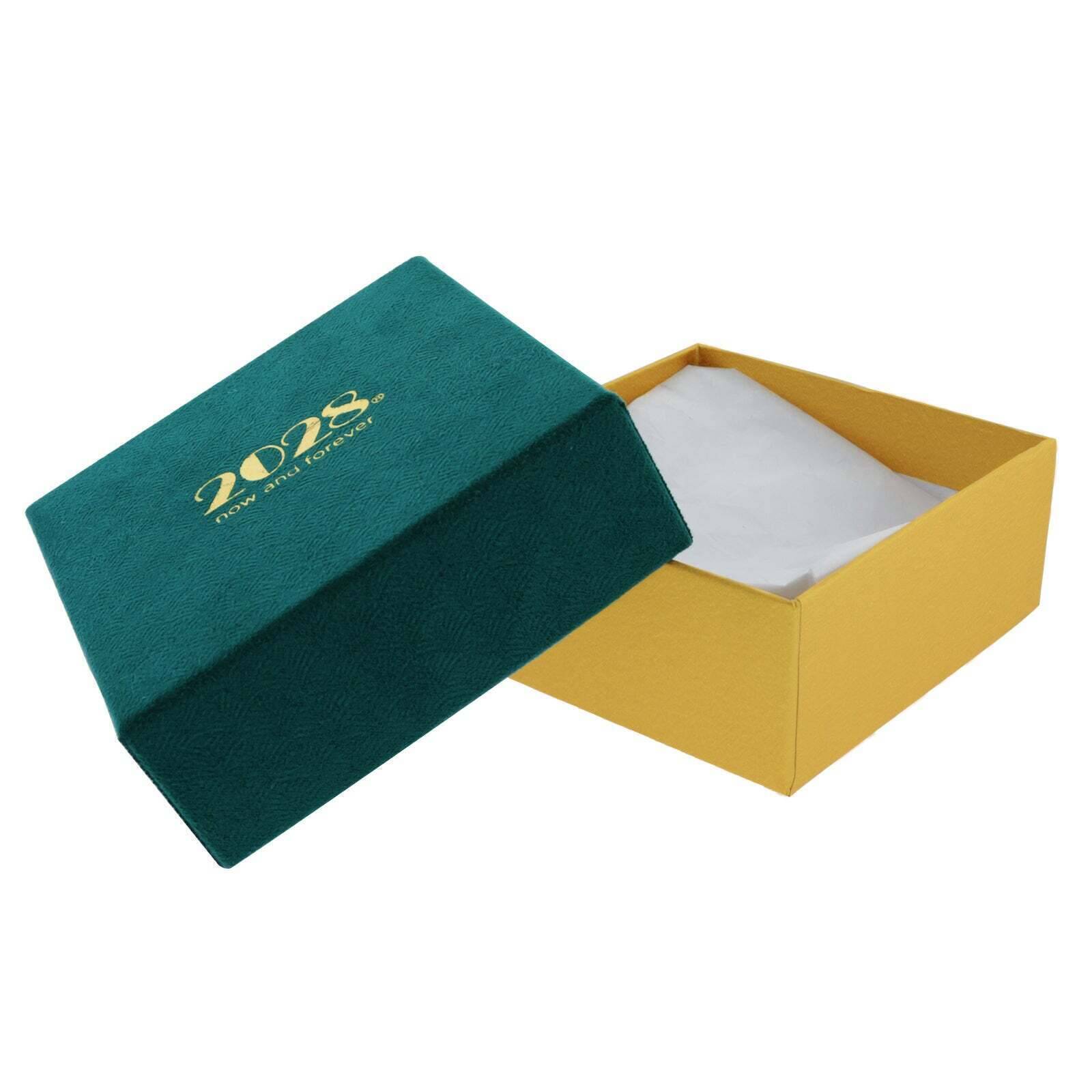 2028 Jewelry Teal Faux Velvet Gift Box