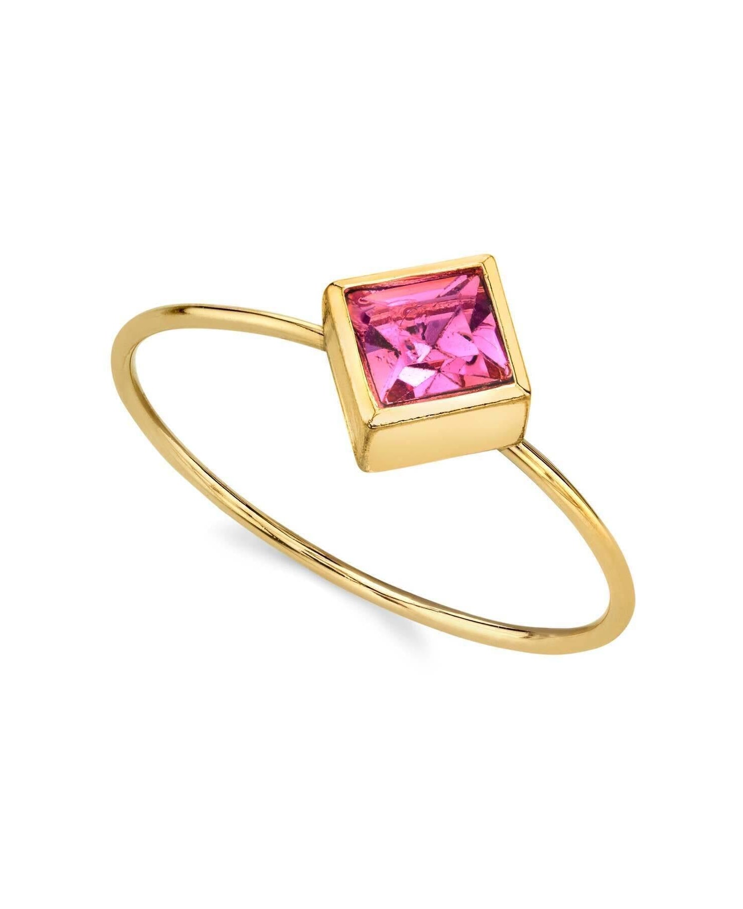 1928 Jewelry Diamond Shaped Crystal Dainty Ring Size 7