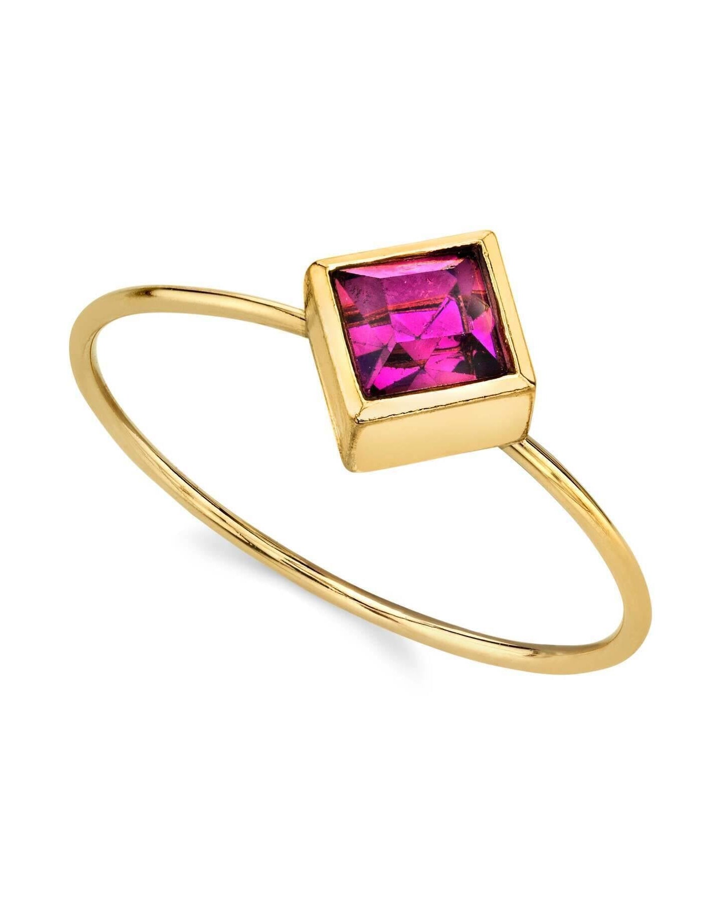 1928 Jewelry Diamond Shaped Crystal Dainty Ring Size 7