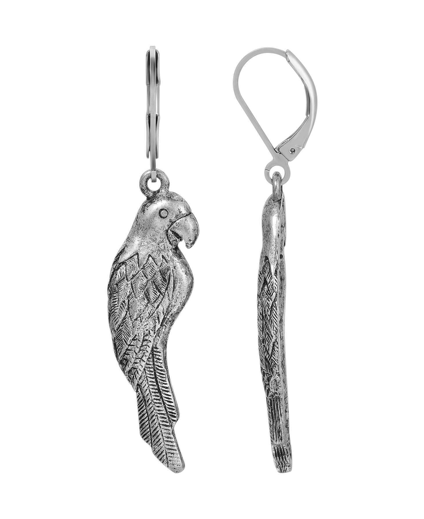 1928 Jewelry Neotropic Exotic Parrot Drop Earrings