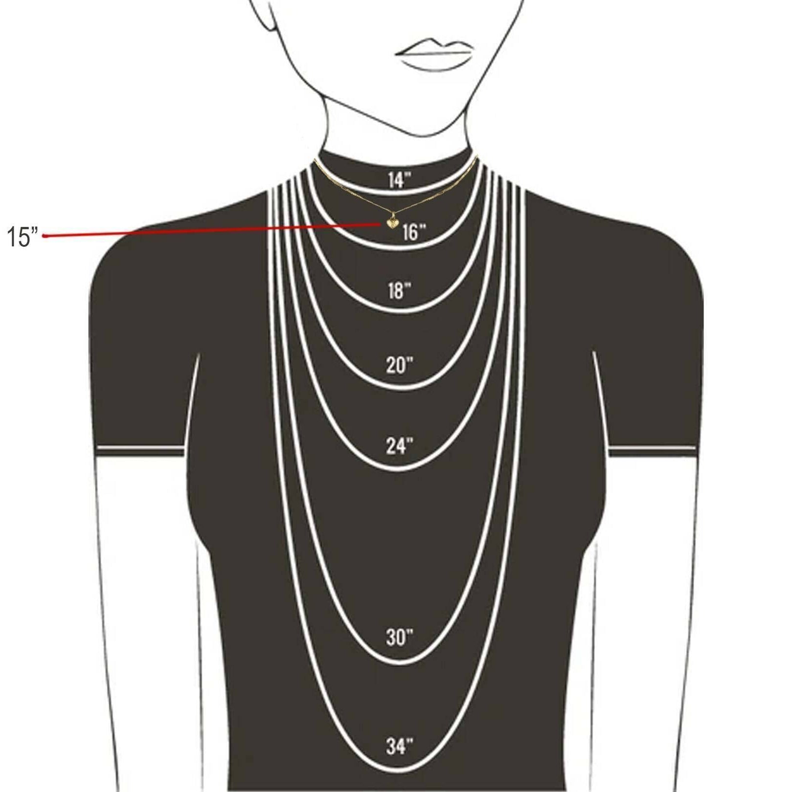 1928 Jewelry Small Puffed Floral Heart Pendant Necklace 15"