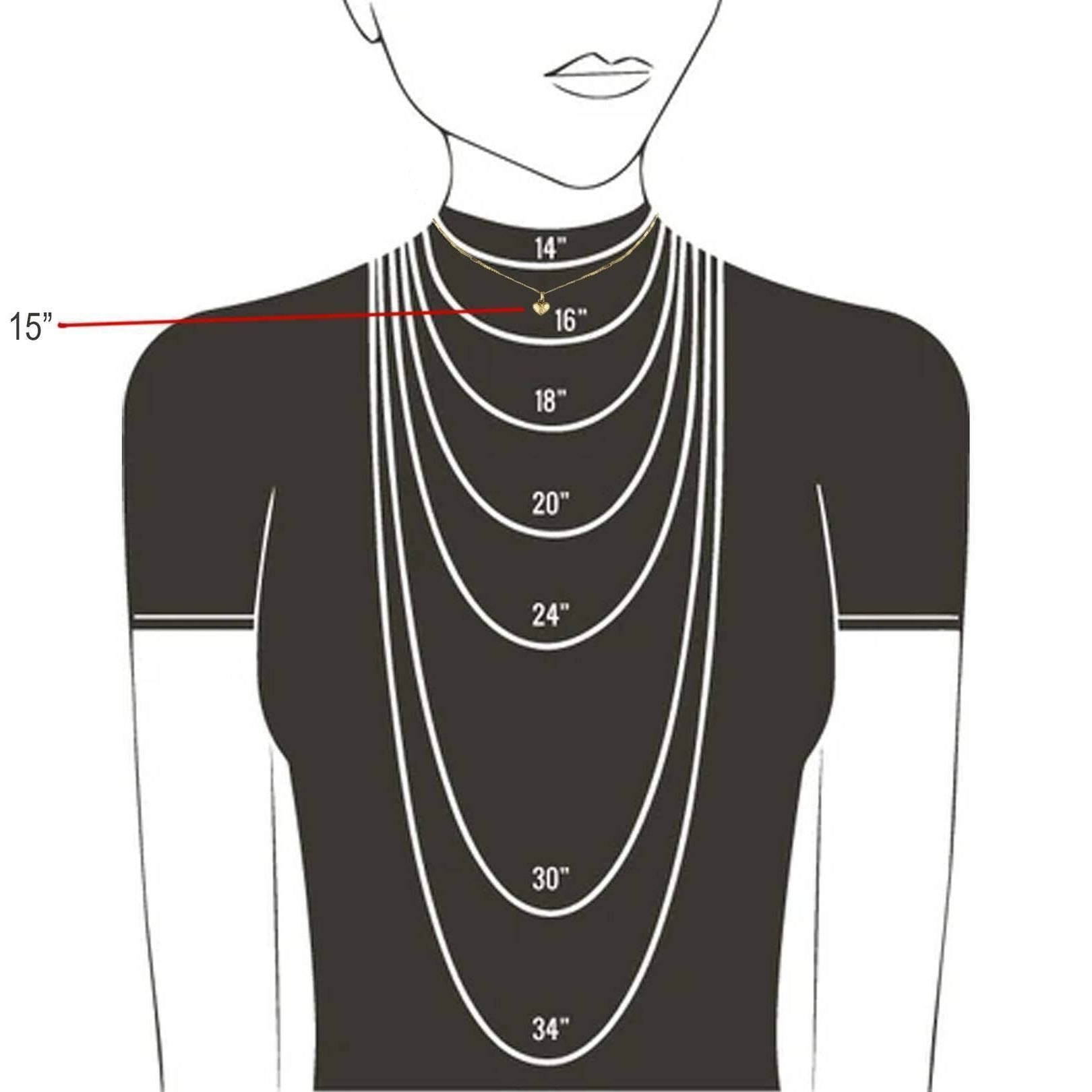 1928 Jewelry Small Puffed Floral Heart Pendant Necklace 15"