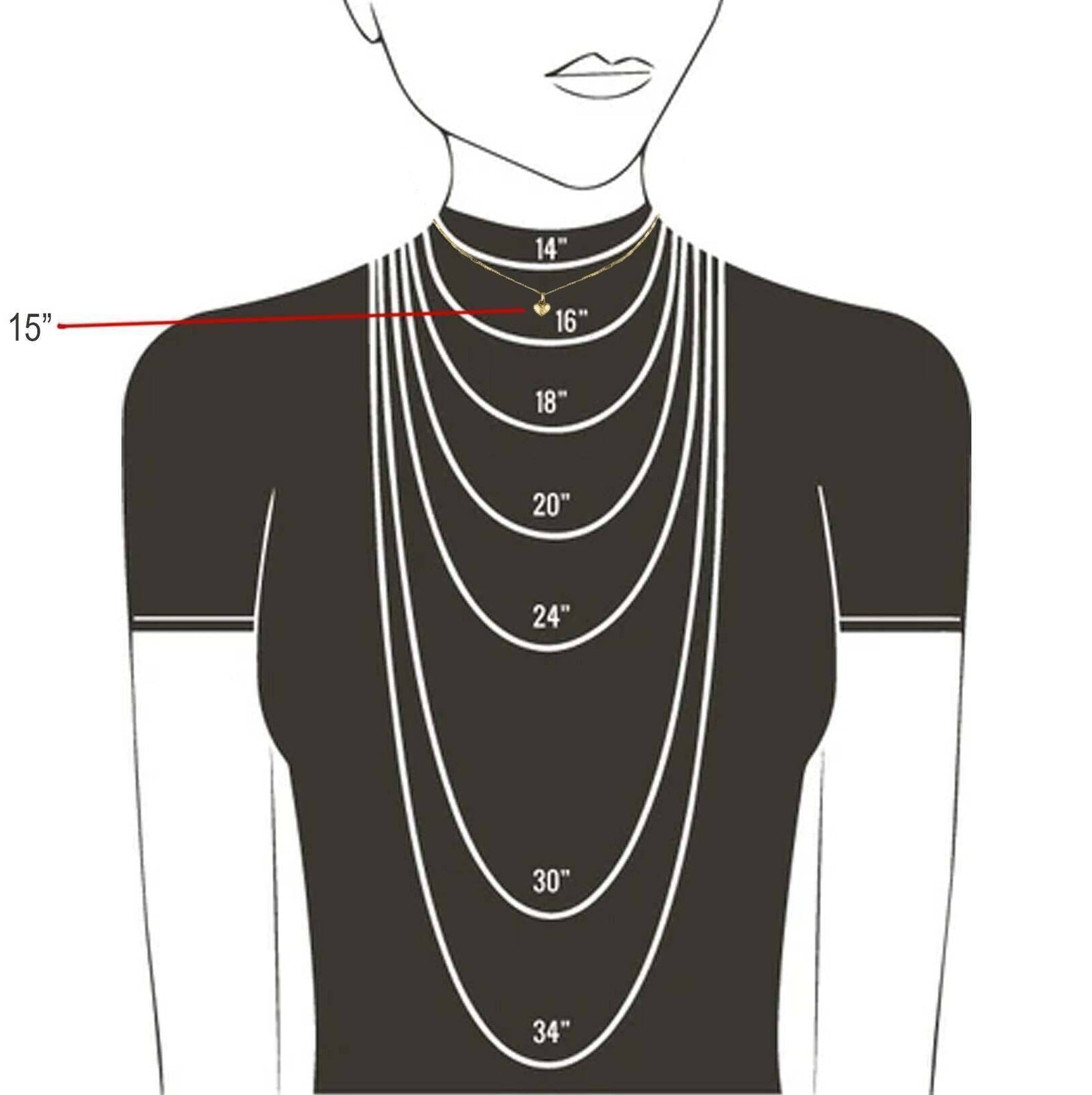 1928 Jewelry Small Puffed Floral Heart Pendant Necklace 15"