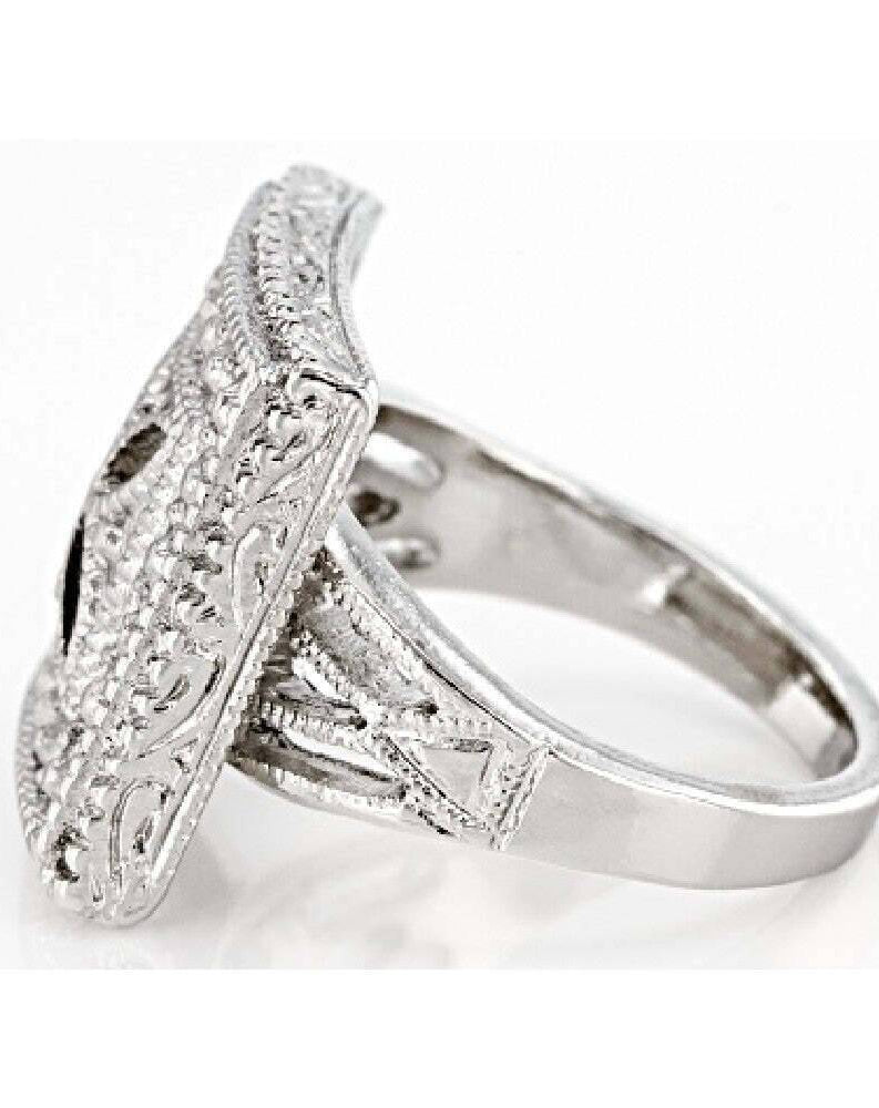 1928 Jewelry Deco Square Ring