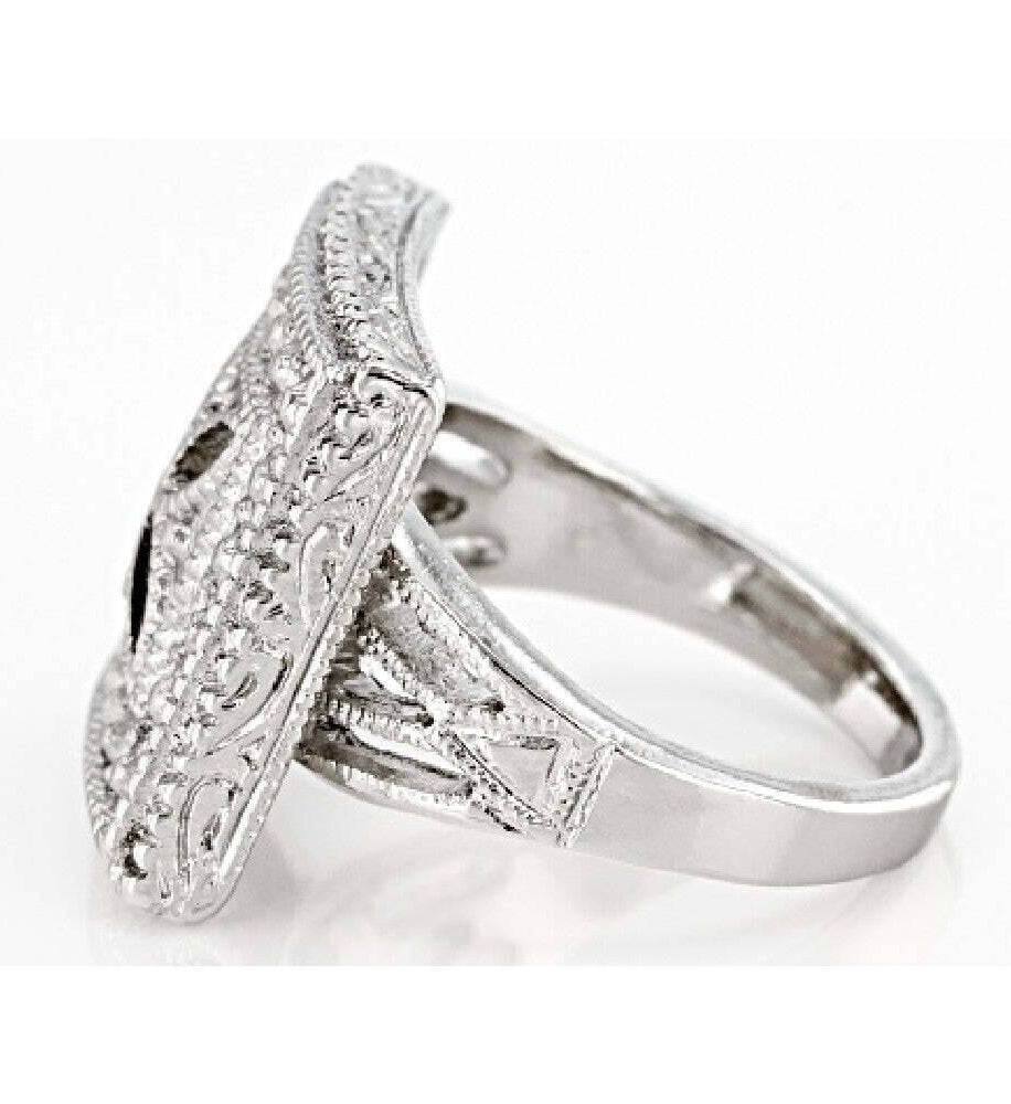 1928 Jewelry Deco Square Ring