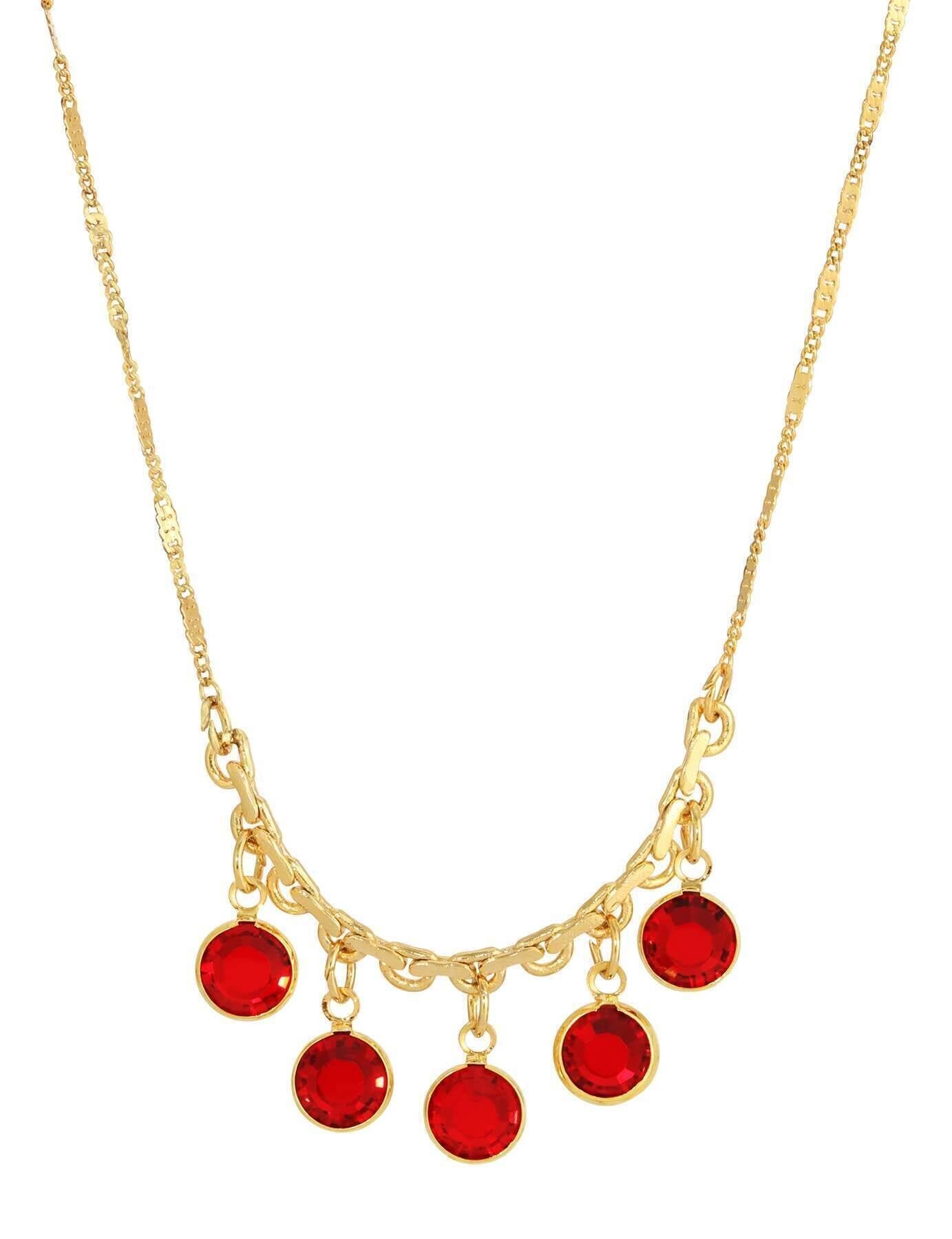 1928 Jewelry Austrian Channel Crystal Fancy Necklace 16"