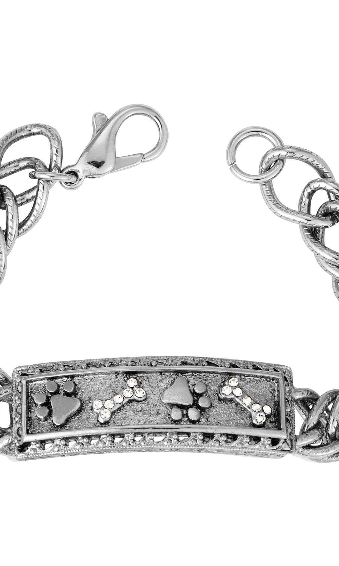 1928 Jewelry Paws And Bones Link Bracelet