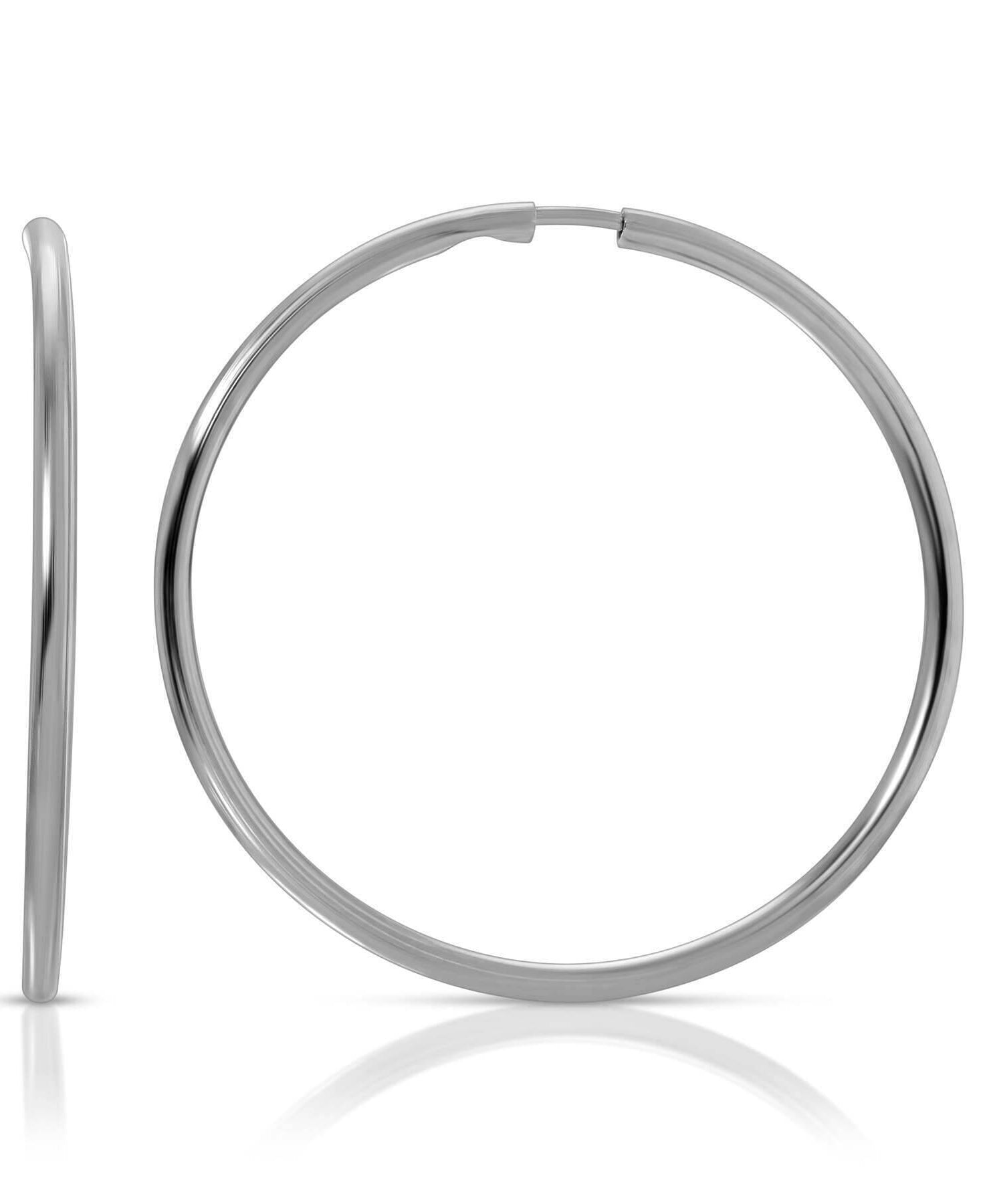 1928 Jewelry Endless Hoop Earrings