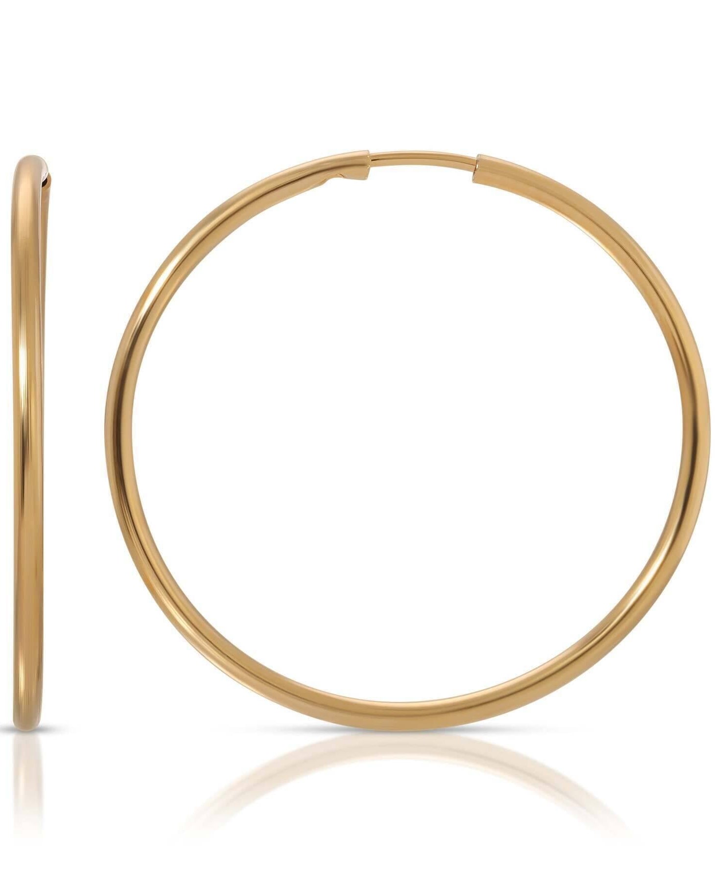 1928 Jewelry Endless Hoop Earrings