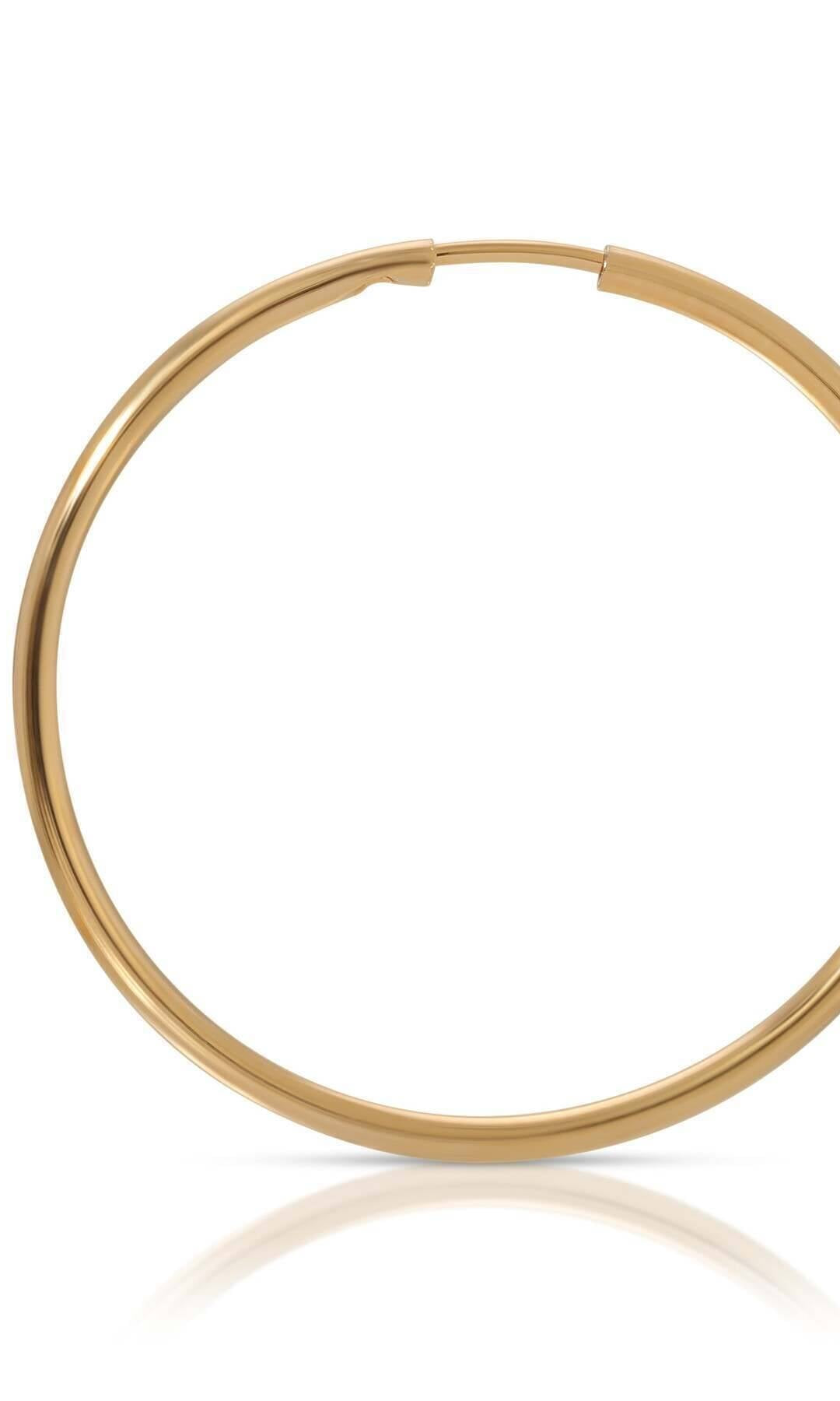 1928 Jewelry Endless Hoop Earrings