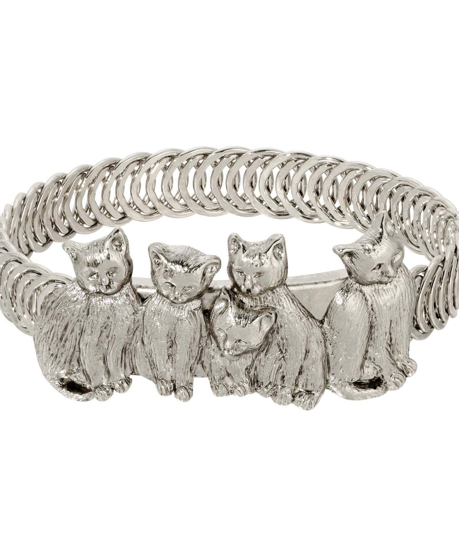 1928 Jewelry Cat Friends Belt Bracelet