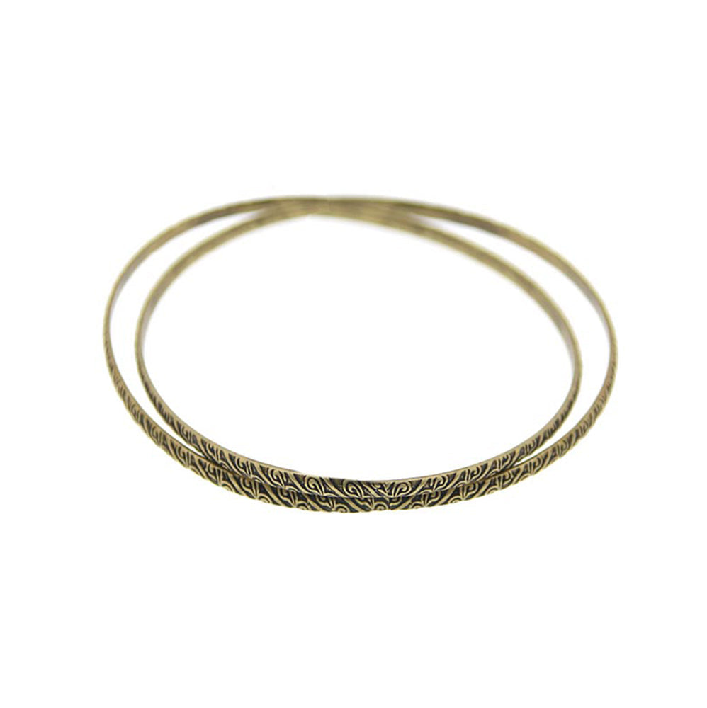 1928 Jewelry Double Bangle Bracelet