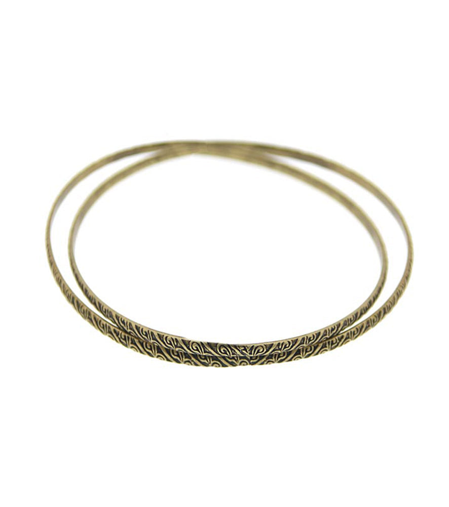 1928 Jewelry Double Bangle Bracelet