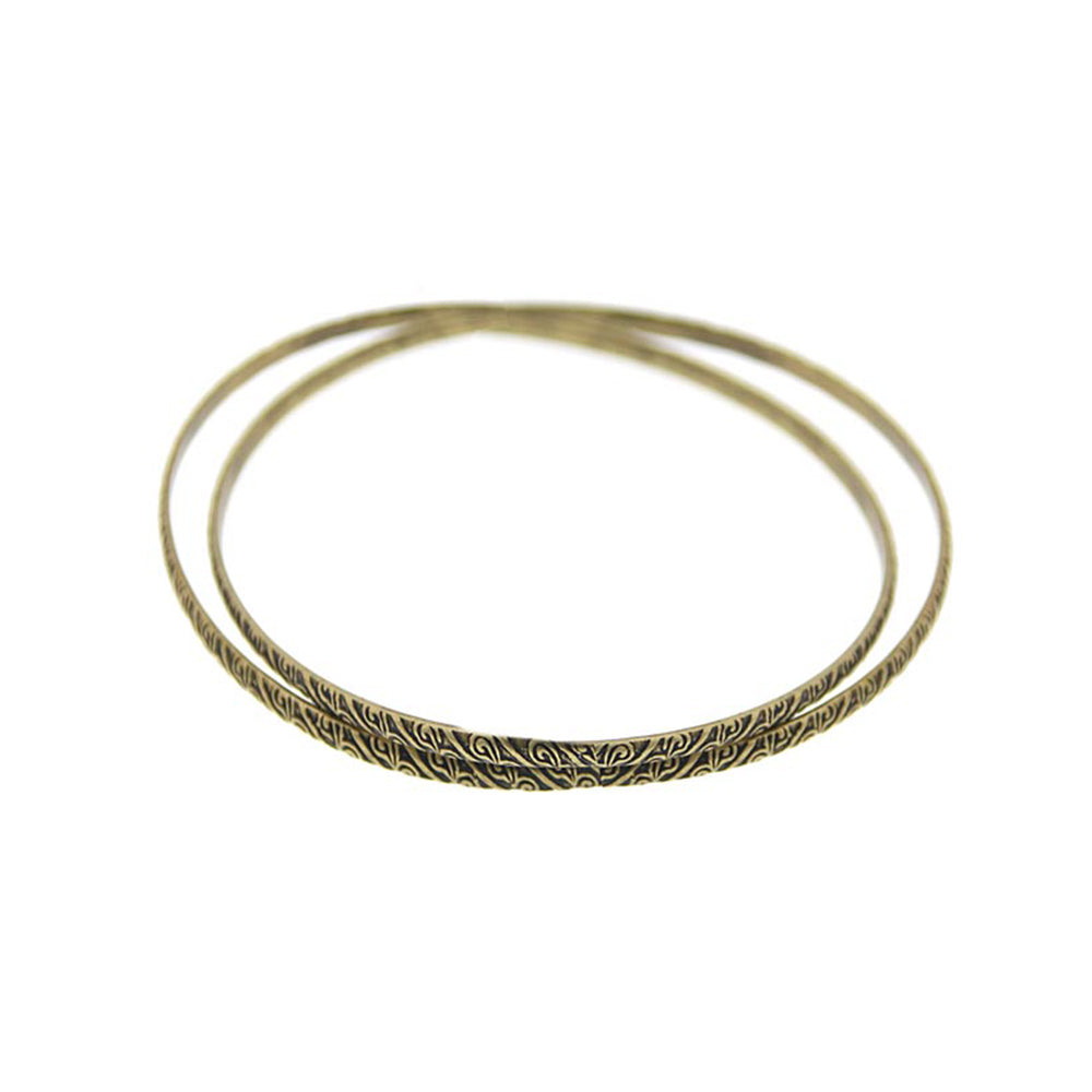 1928 Jewelry Double Bangle Bracelet