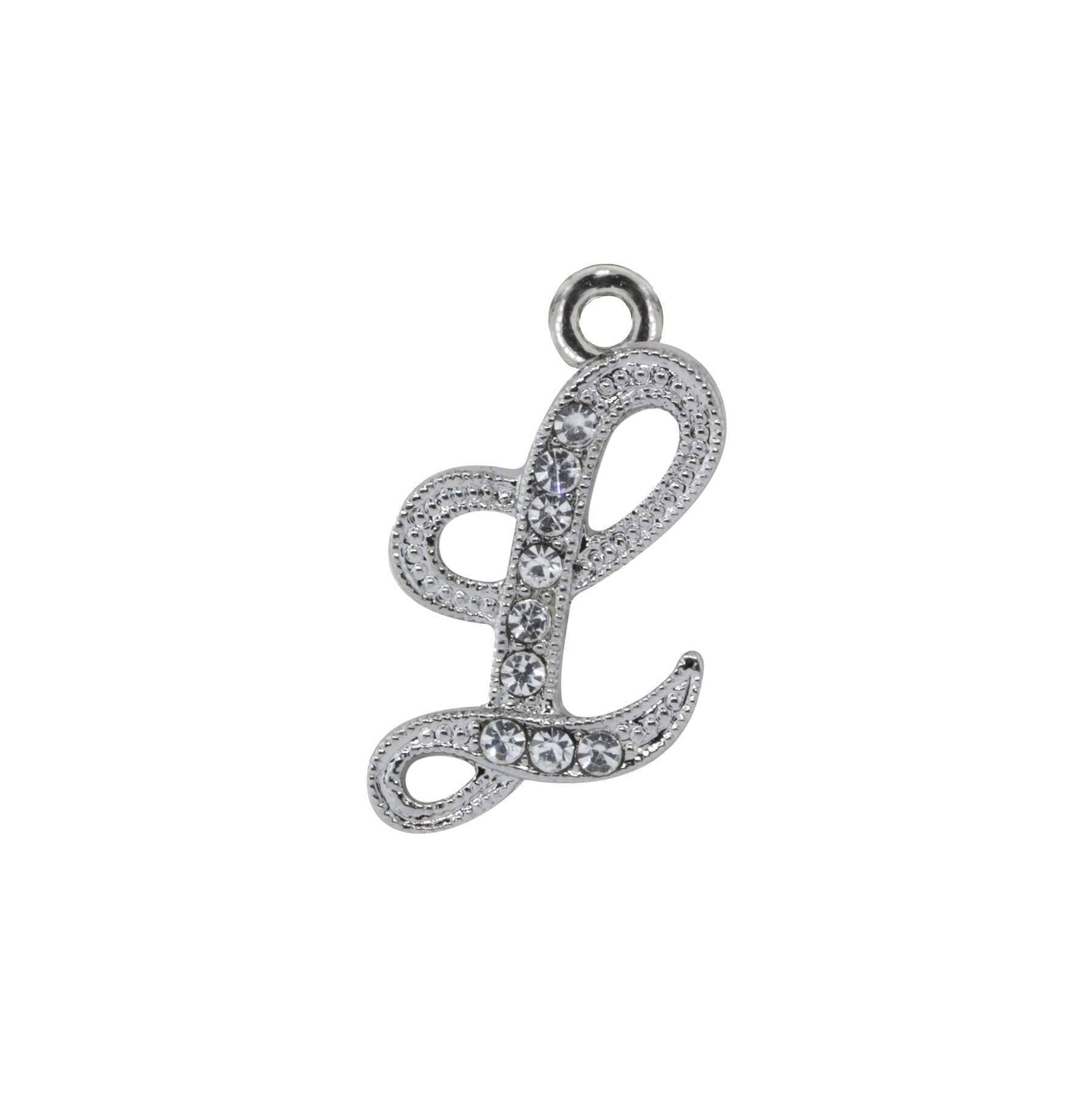 1928 Jewelry Crystal Accent Initial Charm
