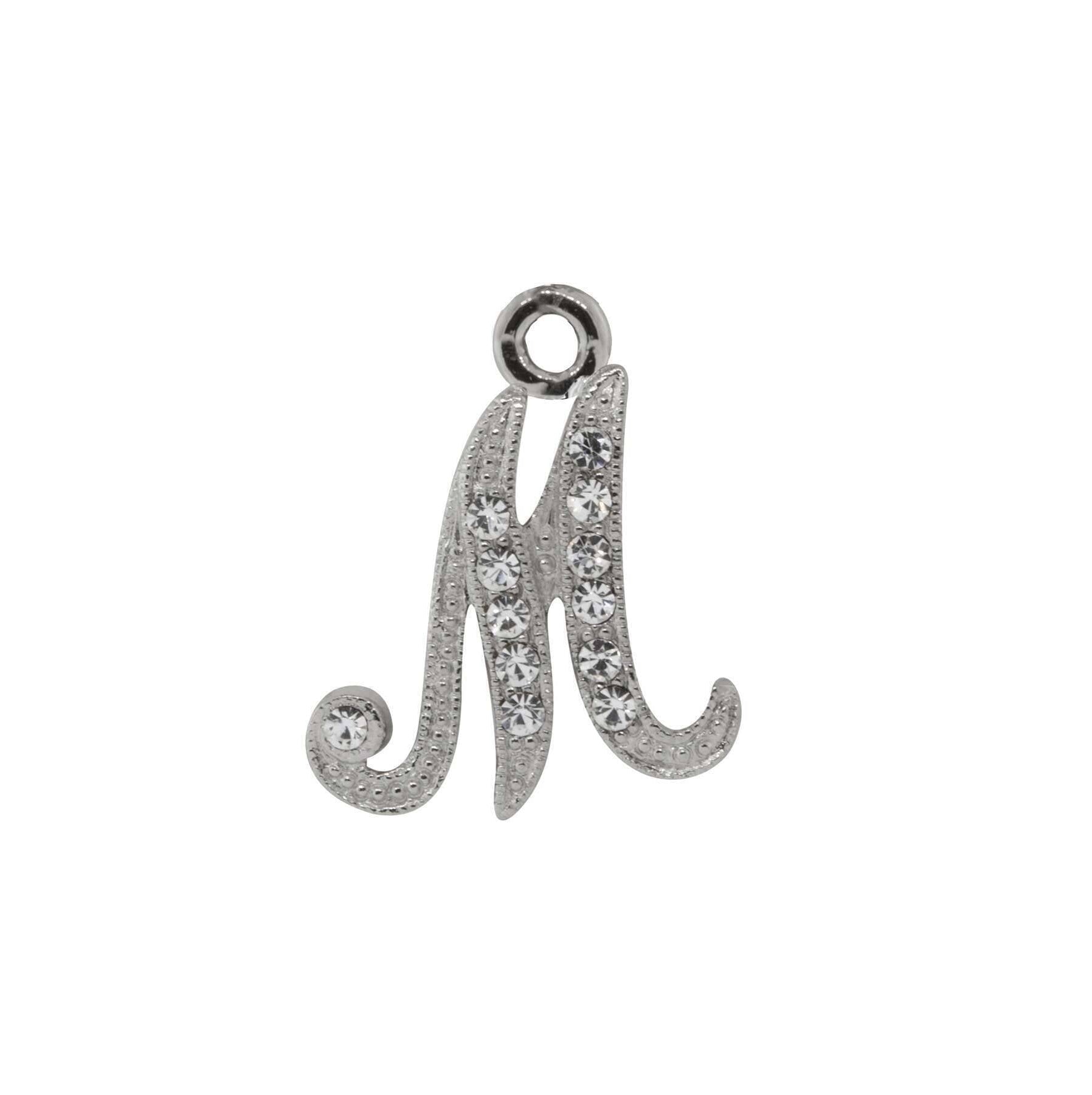 1928 Jewelry Crystal Accent Initial Charm