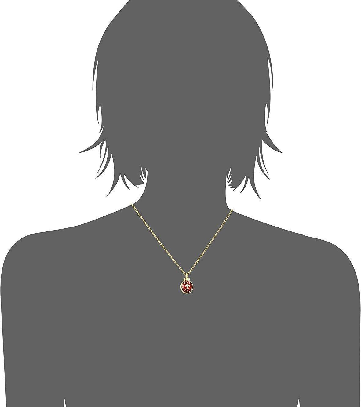 Symbols Of Faith Hand Enamel Enclosed Virgin Mary Lift Up Pendant Necklace 16" + 3" Extender