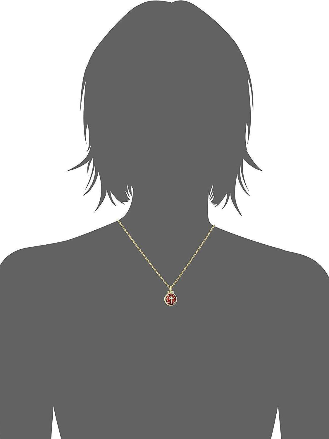 Symbols Of Faith Hand Enamel Enclosed Virgin Mary Lift Up Pendant Necklace 16" + 3" Extender