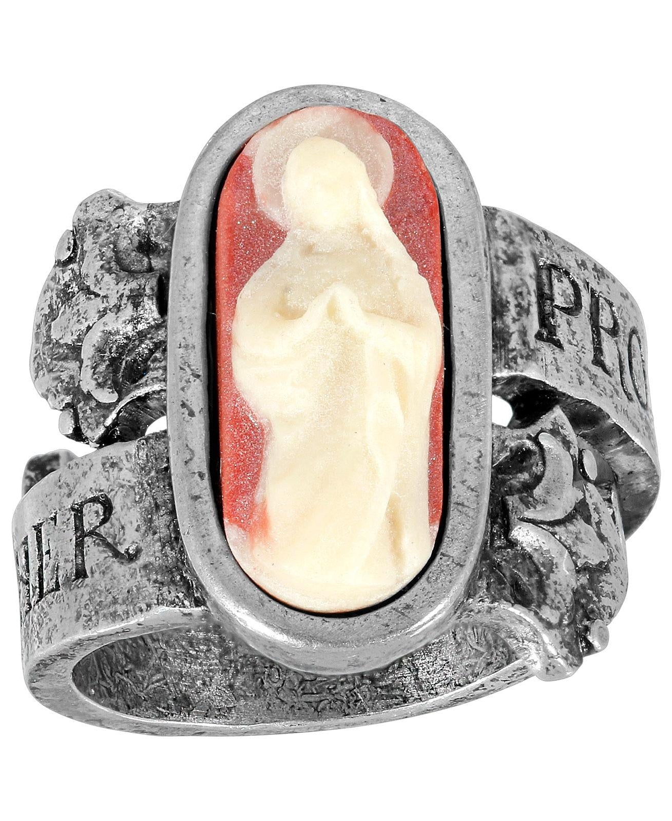 Symbols Of Faith Protect Us Holy Mother Mary Ring
