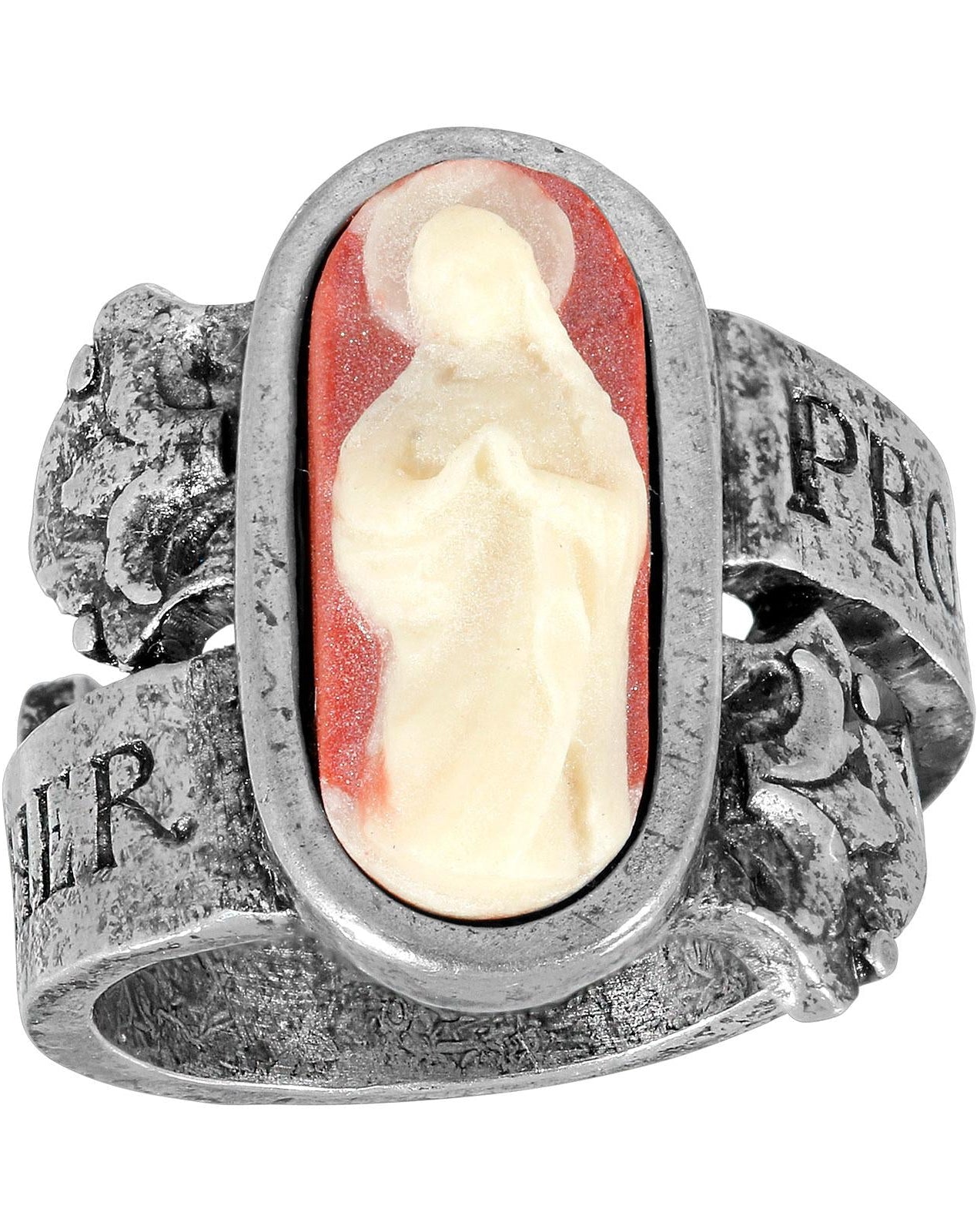 Symbols Of Faith Protect Us Holy Mother Mary Ring