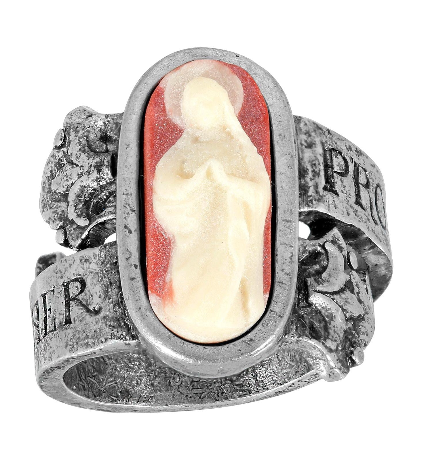 Symbols Of Faith Protect Us Holy Mother Mary Ring