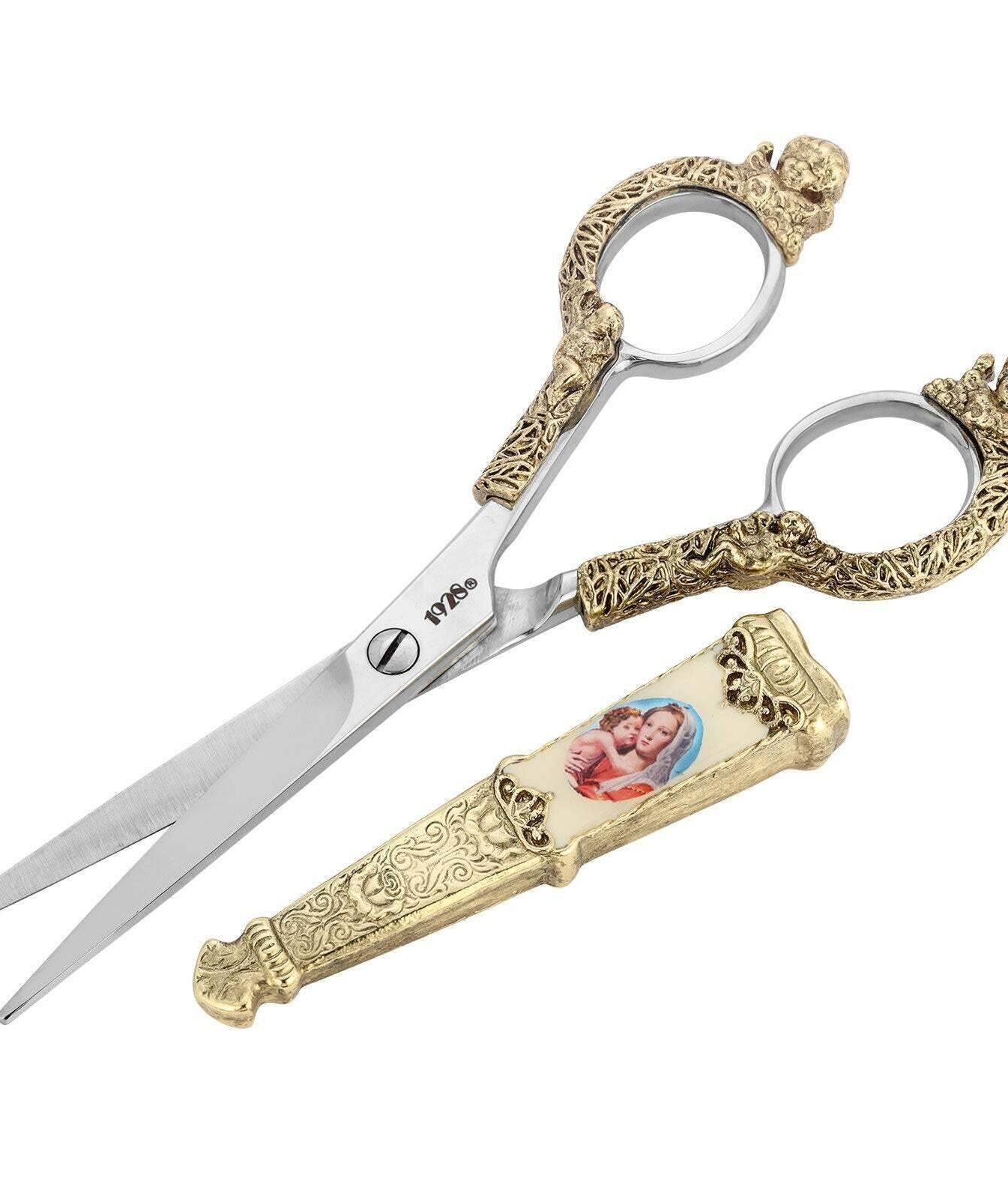 Symbols Of Faith Mother, Child & Cherub Scissors