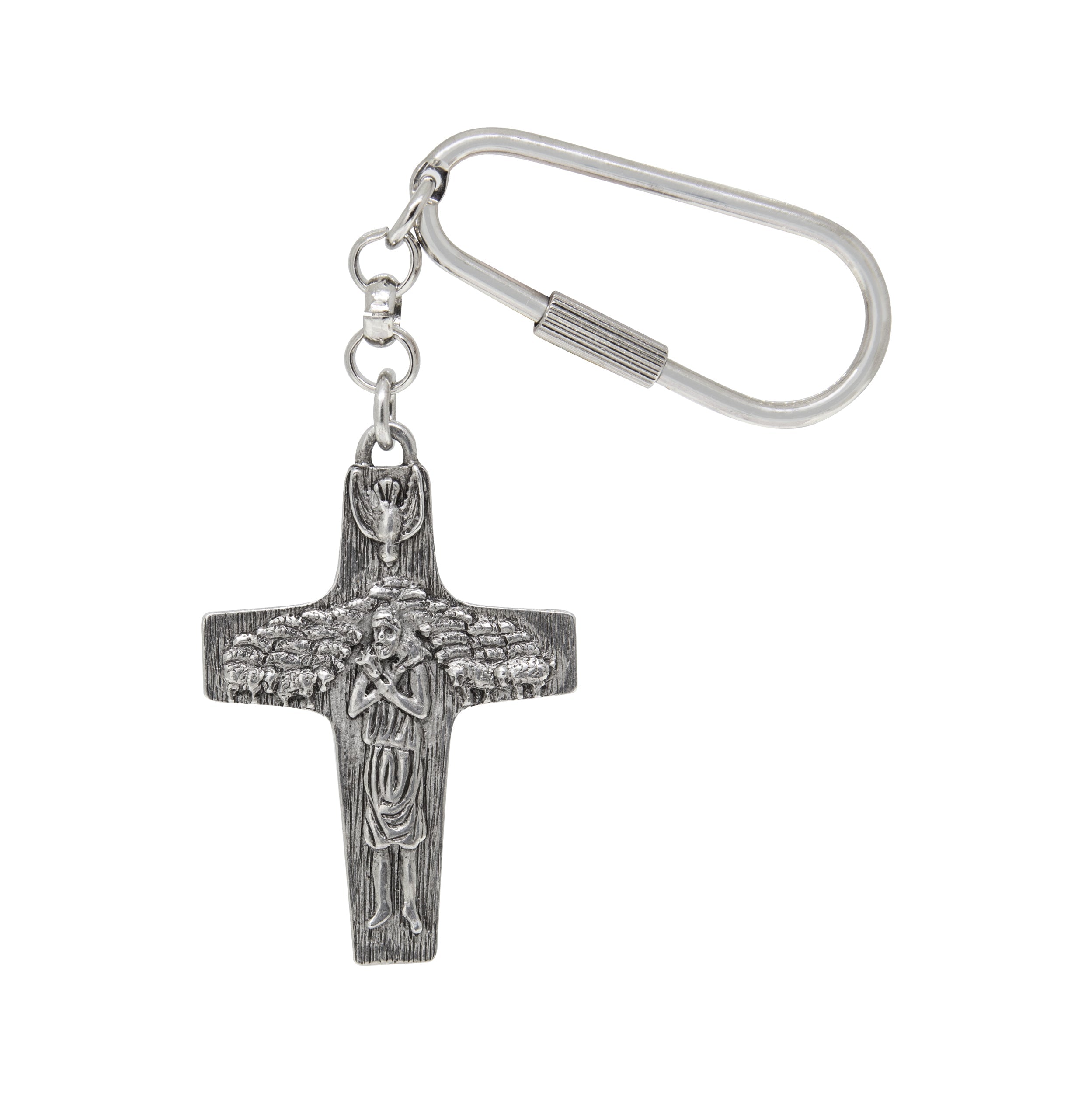 Symbols Of Faith The Good Shepherd Cross Key Chain