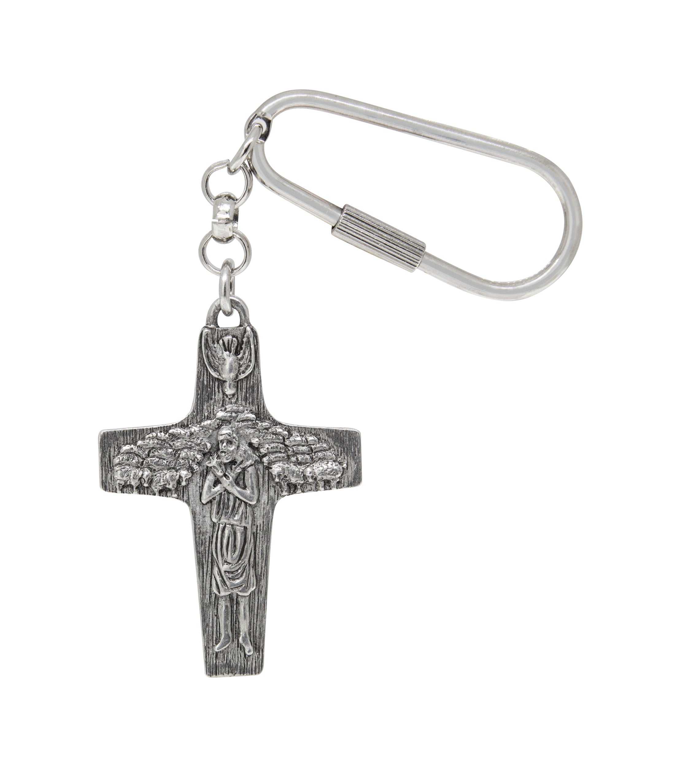 Symbols Of Faith The Good Shepherd Cross Key Chain