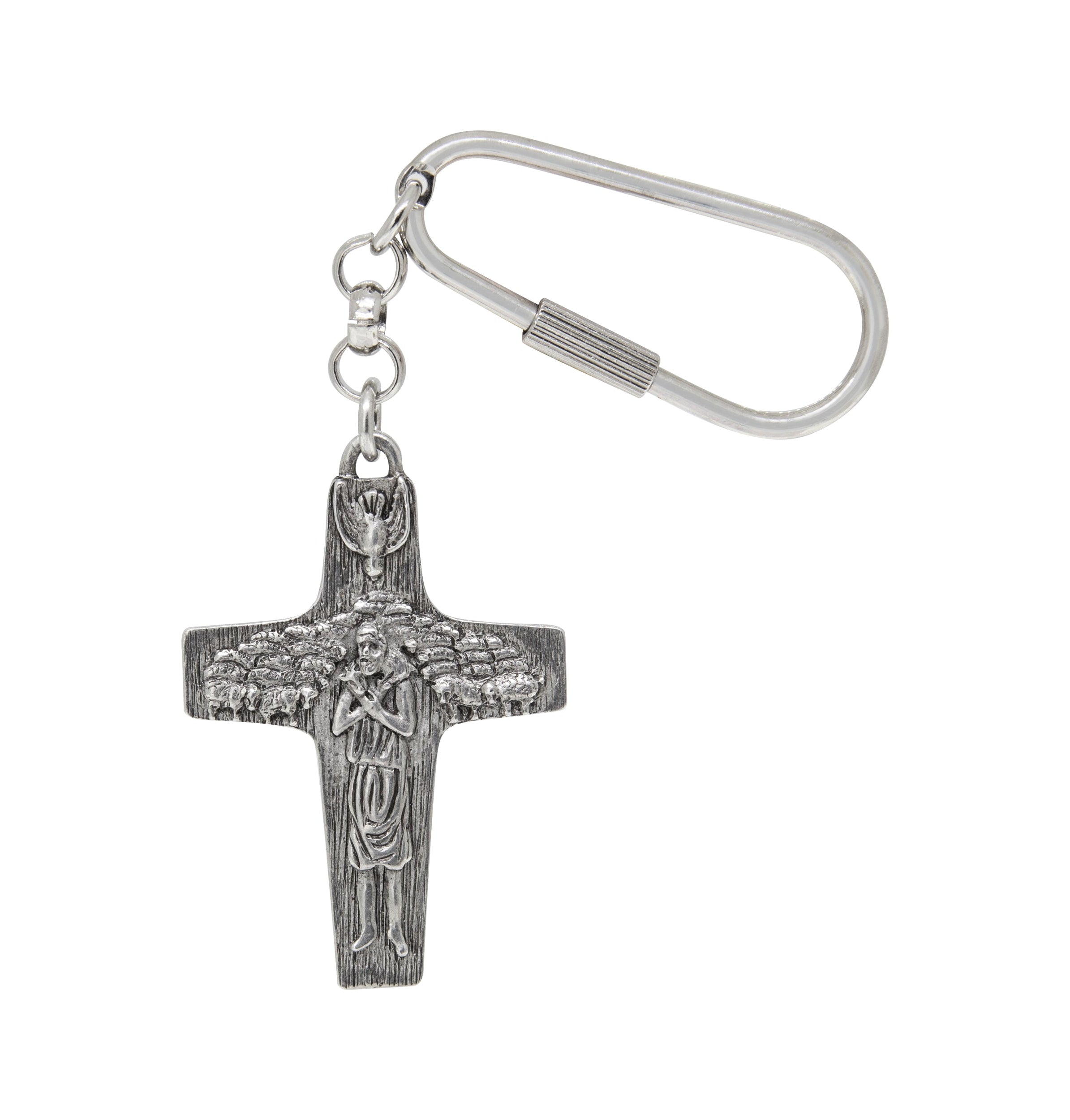 Symbols Of Faith The Good Shepherd Cross Key Chain