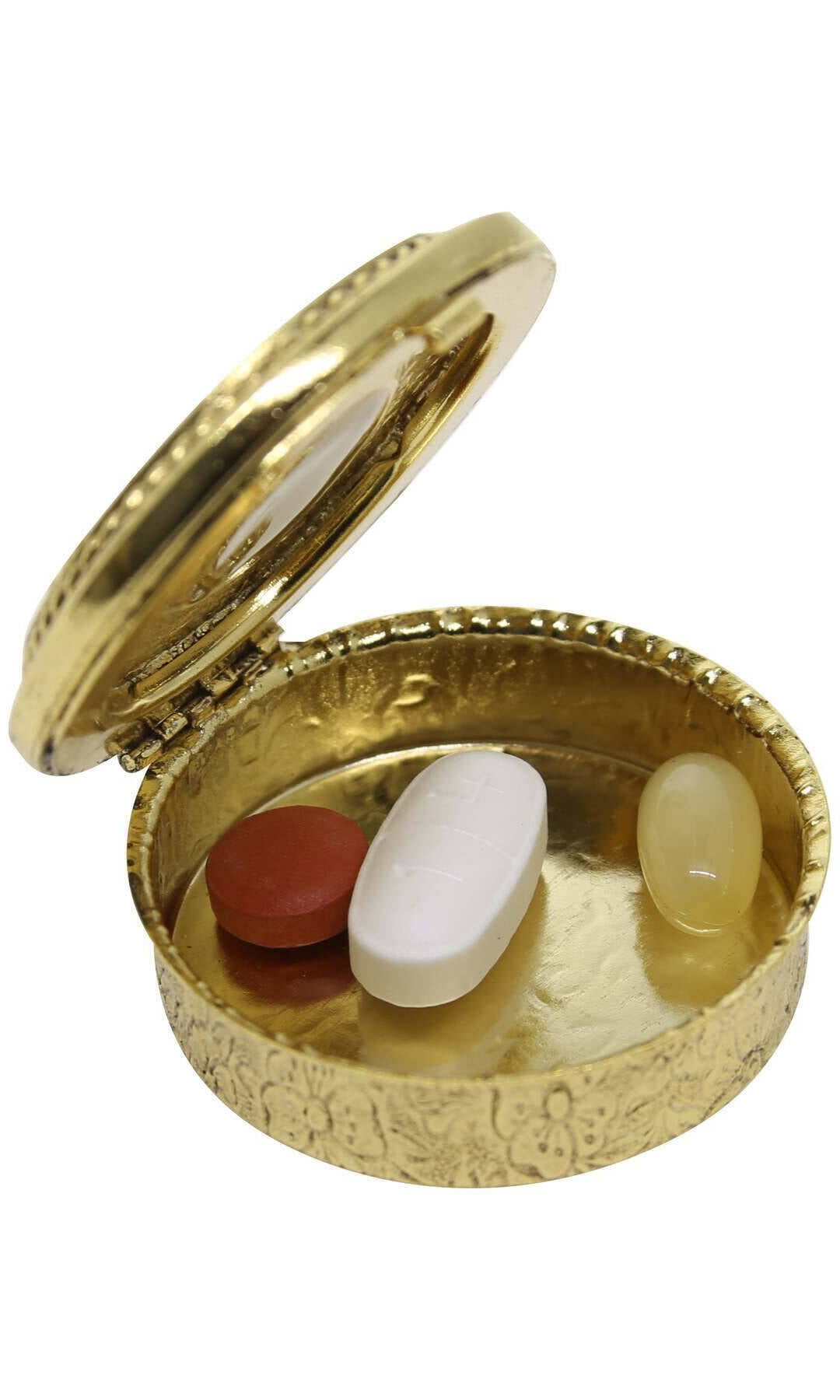 Symbols Of Faith Two Tone Cherub Pill Box
