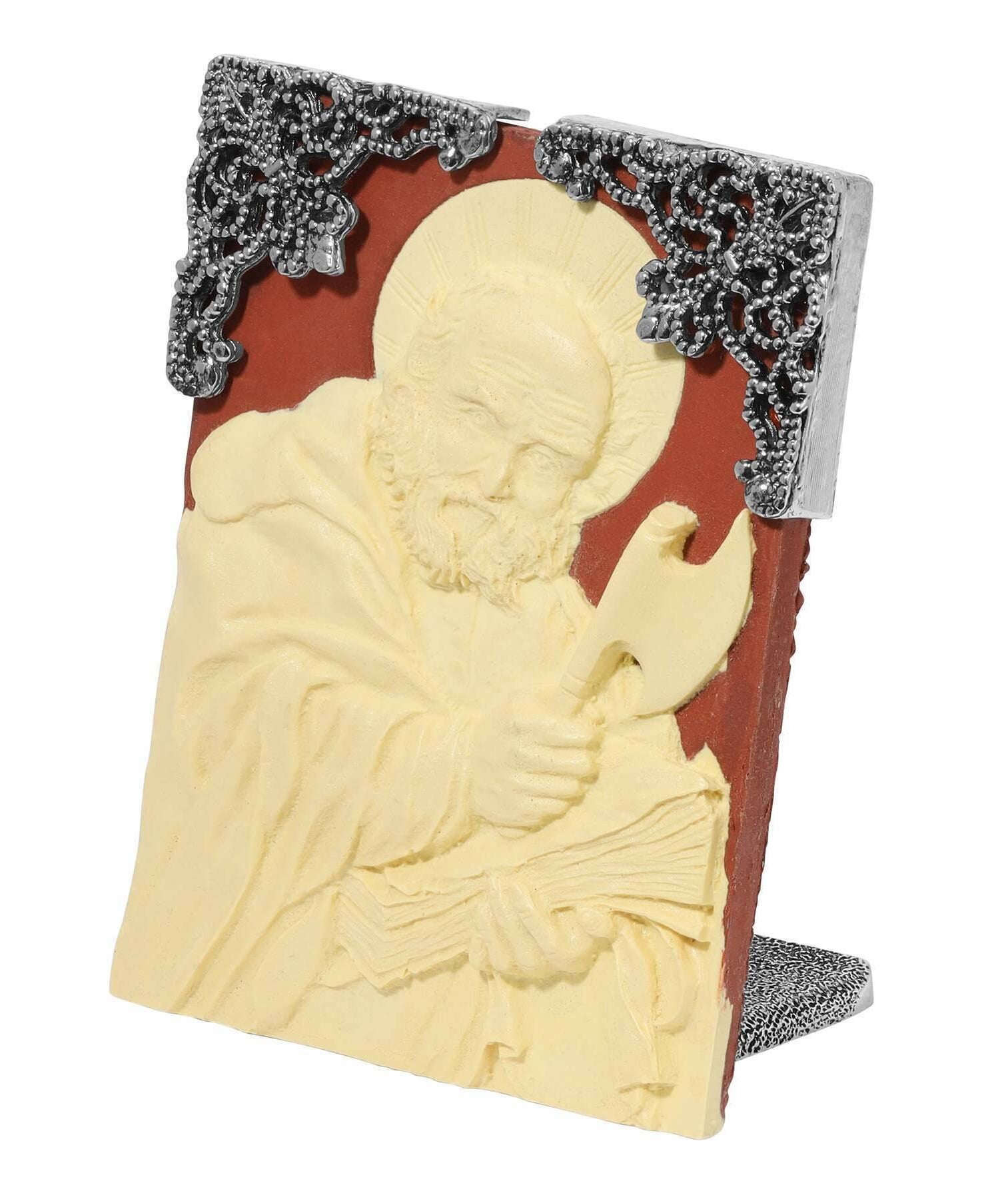 Symbols Of Faith St Jude Cameo Tabletop Deco Plaque