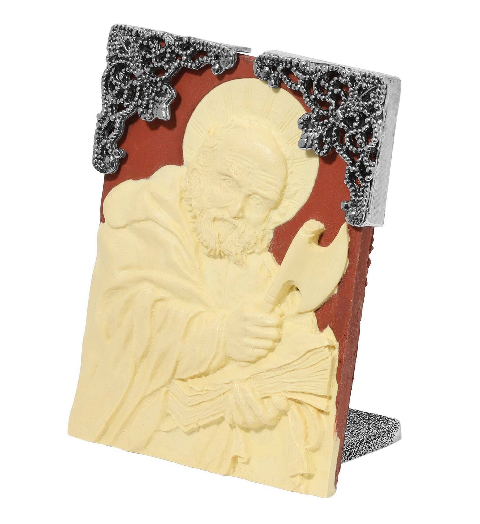Symbols Of Faith St Jude Cameo Tabletop Deco Plaque