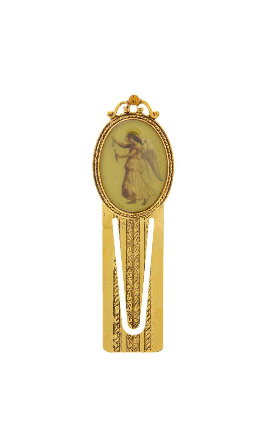 Symbols Of Faith Angel With Daisy Flowers Bookmark