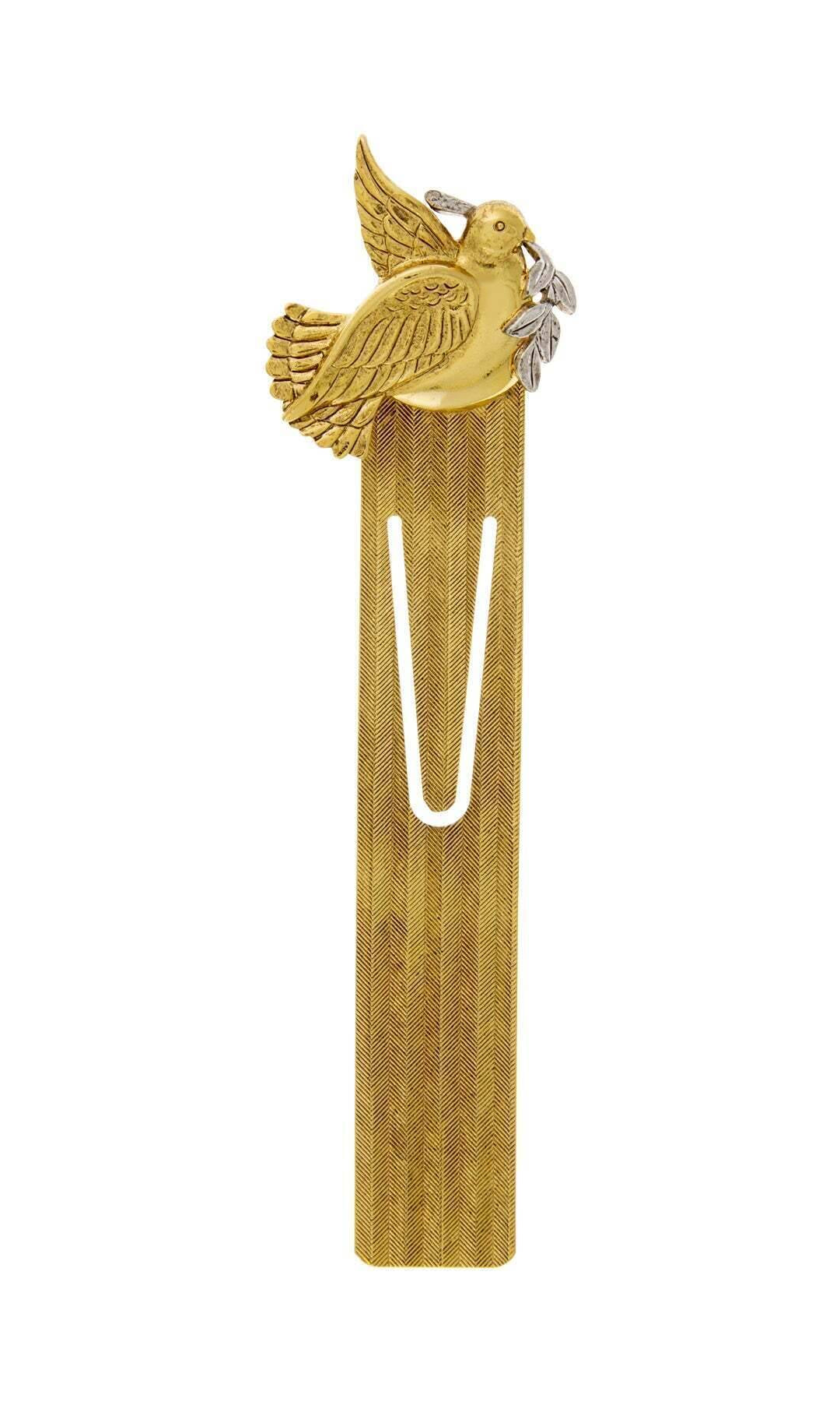 Symbols Of Faith Dove With Olive Branch Bookmark