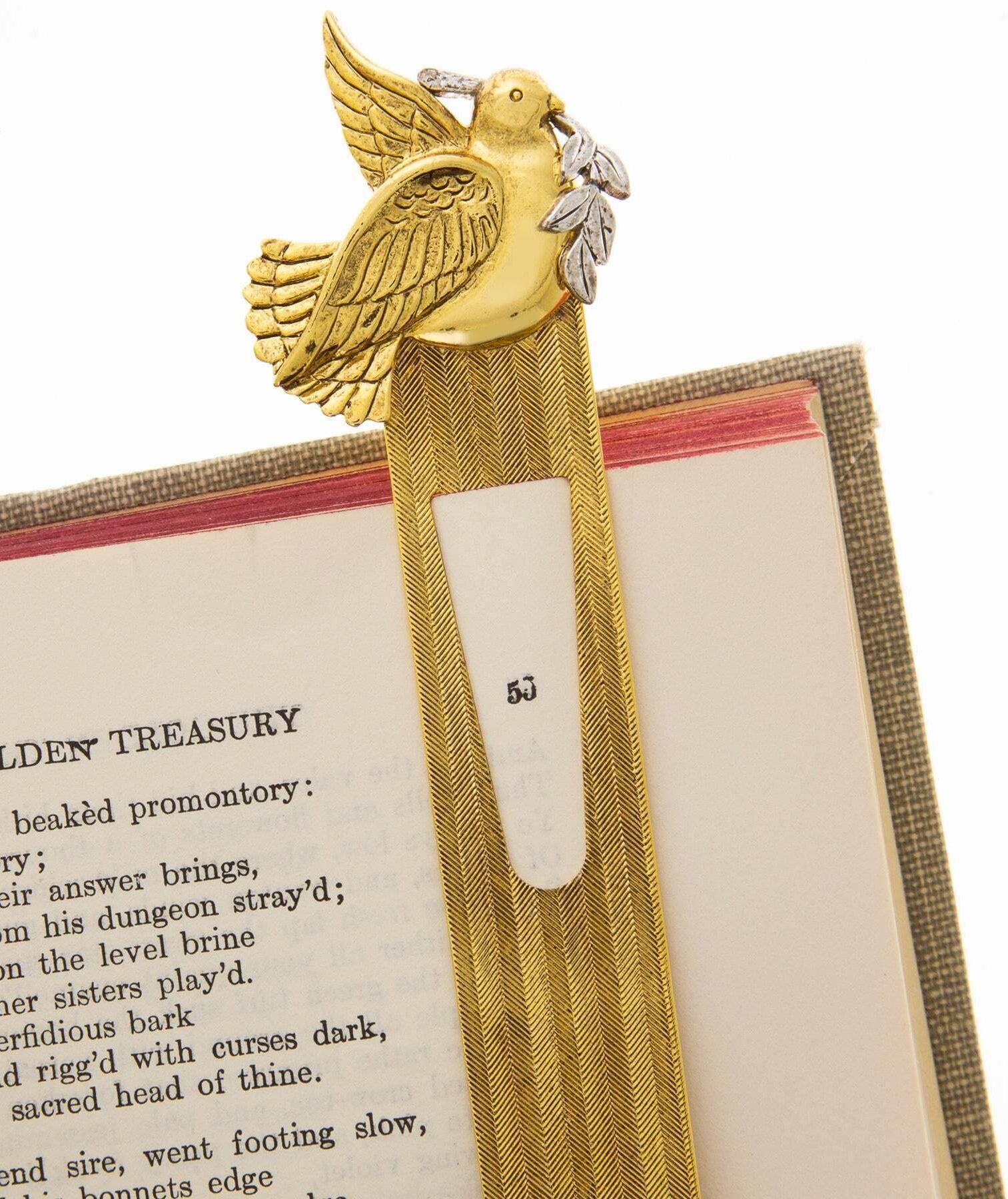 Symbols Of Faith Dove With Olive Branch Bookmark