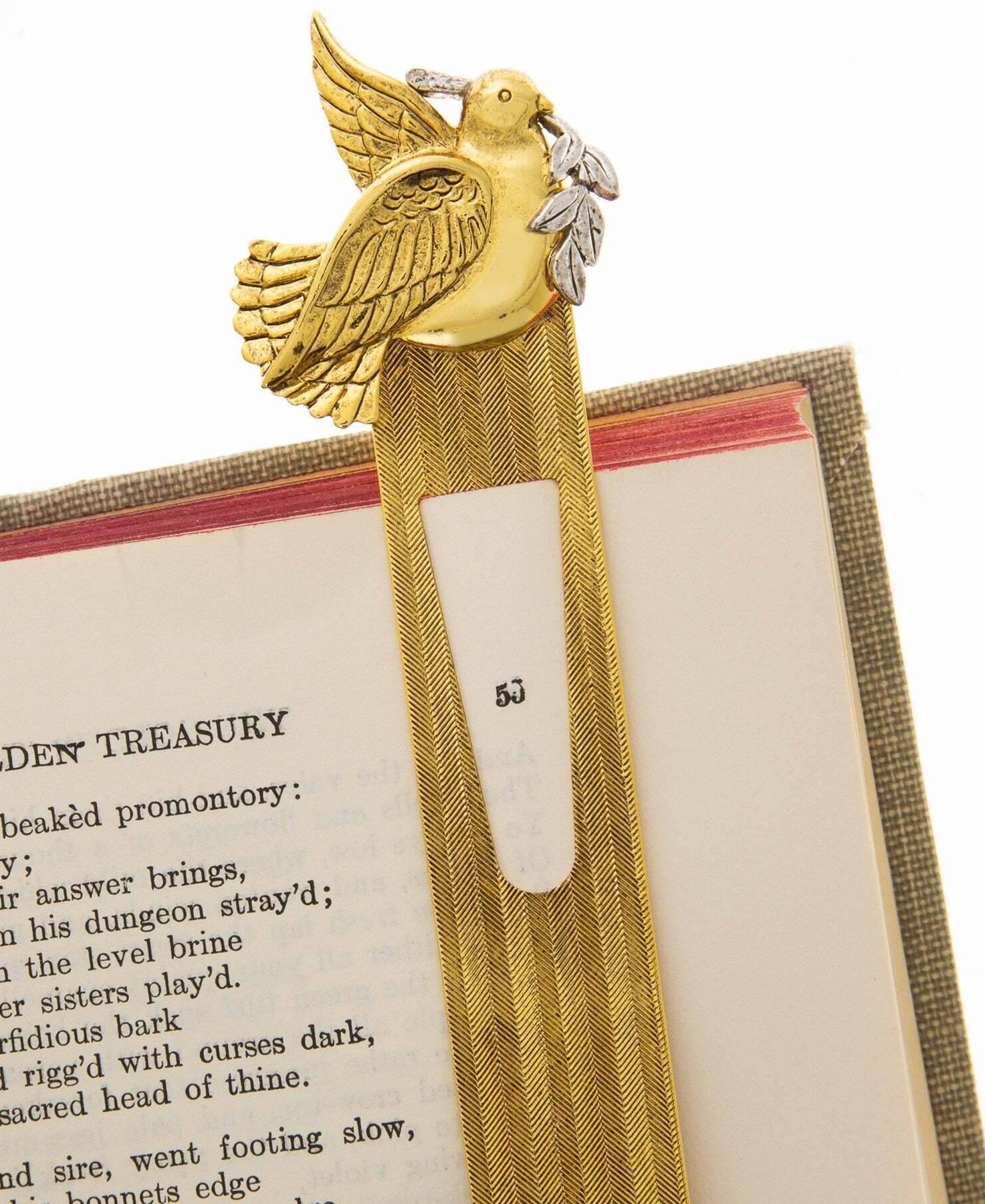 Symbols Of Faith Dove With Olive Branch Bookmark