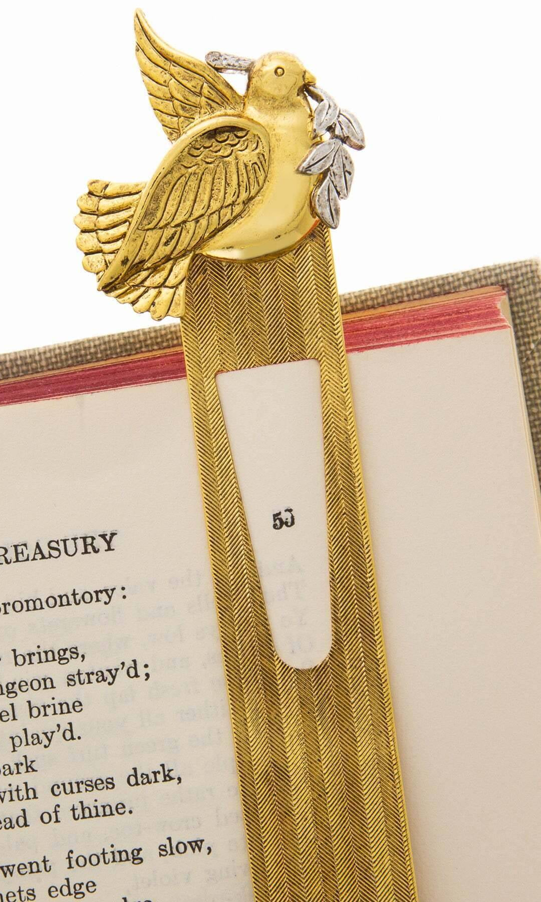 Symbols Of Faith Dove With Olive Branch Bookmark