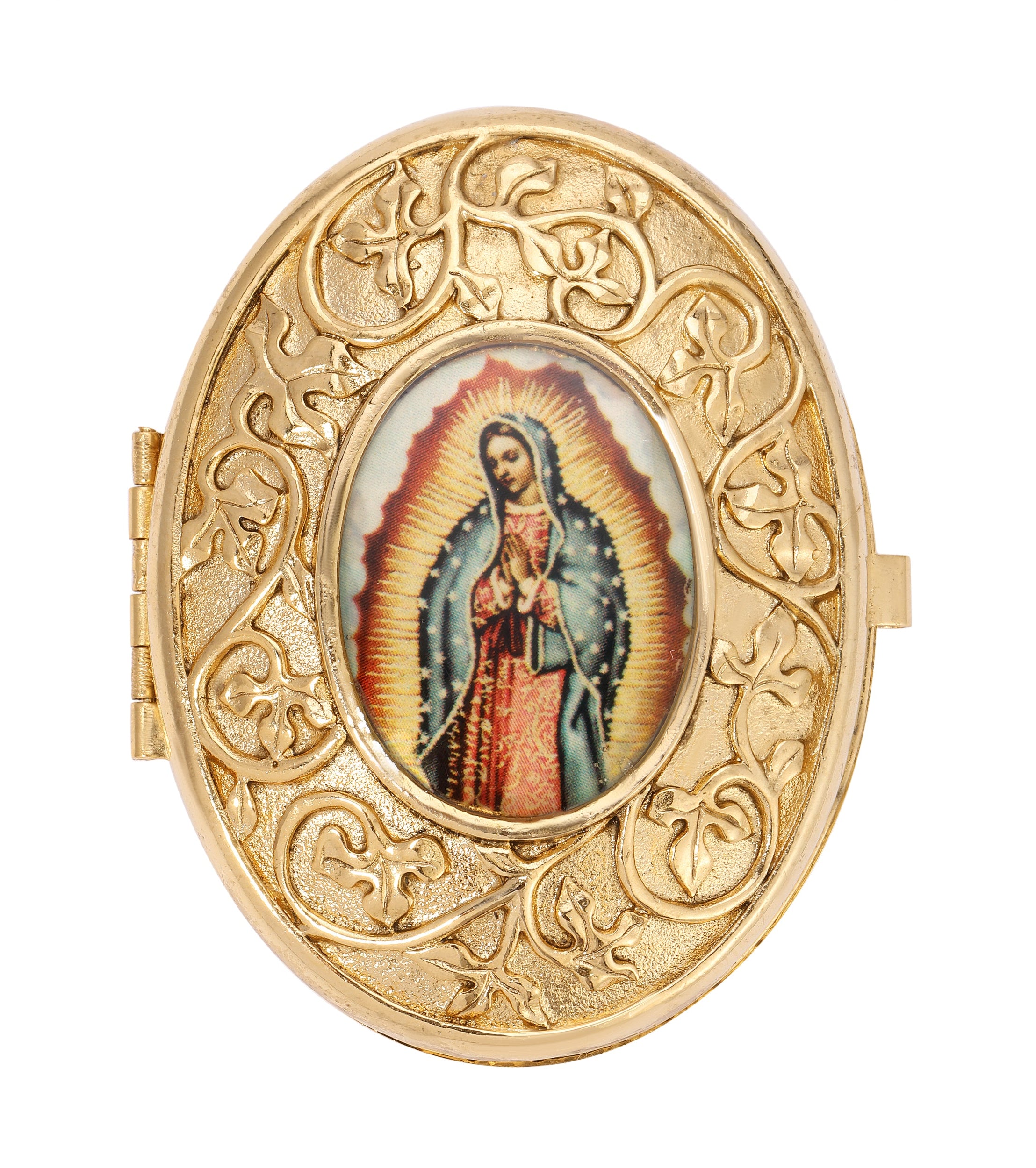 Symbols Of Faith Our Lady of Guadalupe Pill Box