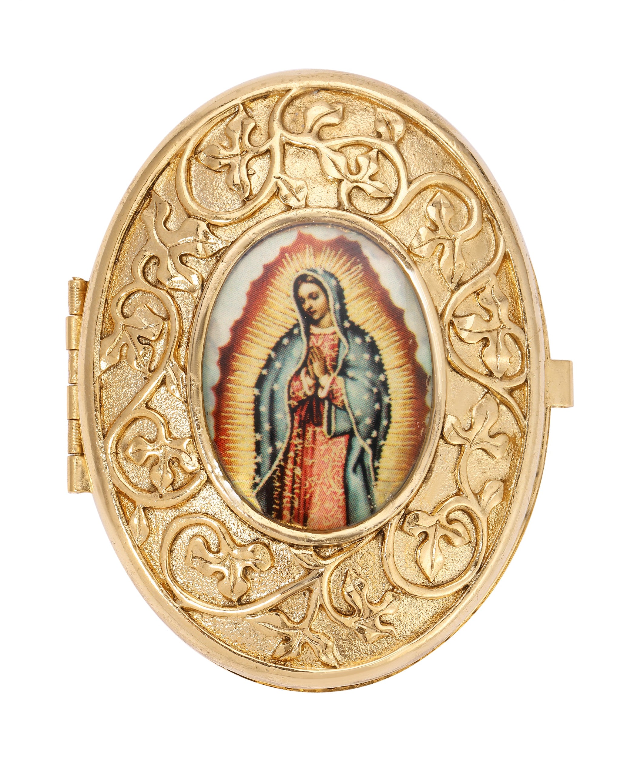Symbols Of Faith Our Lady of Guadalupe Pill Box