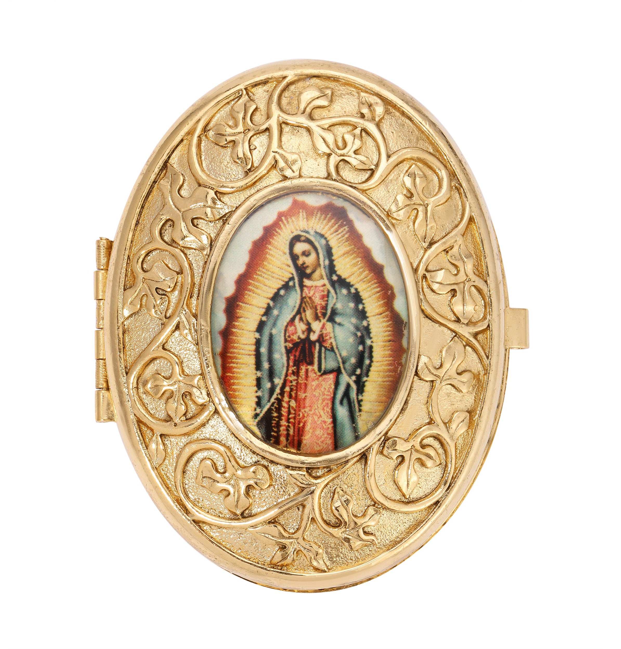 Symbols Of Faith Our Lady of Guadalupe Pill Box