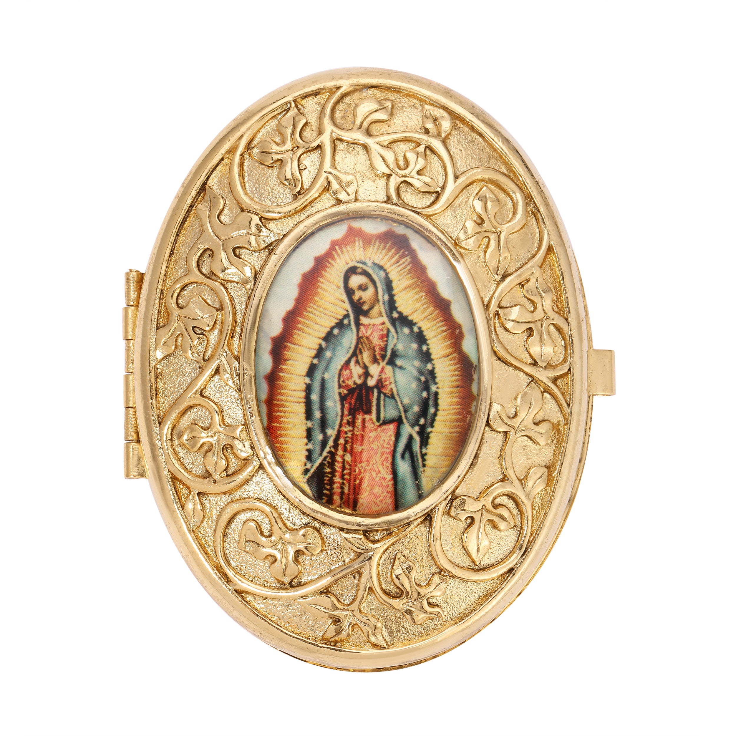 Symbols Of Faith Our Lady of Guadalupe Pill Box