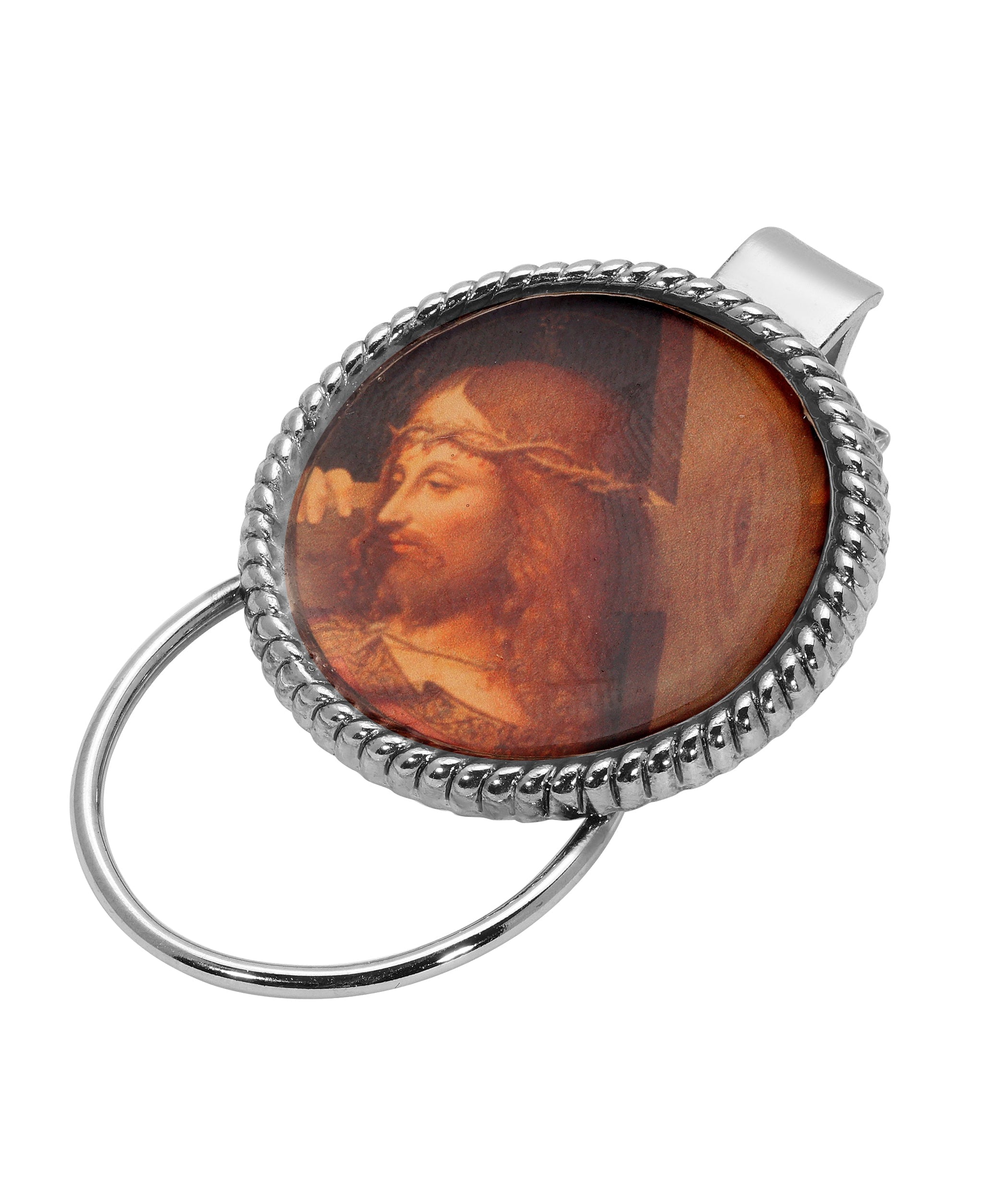 Symbols Of Faith Jesus Badge Eyeglass And Badge Holder
