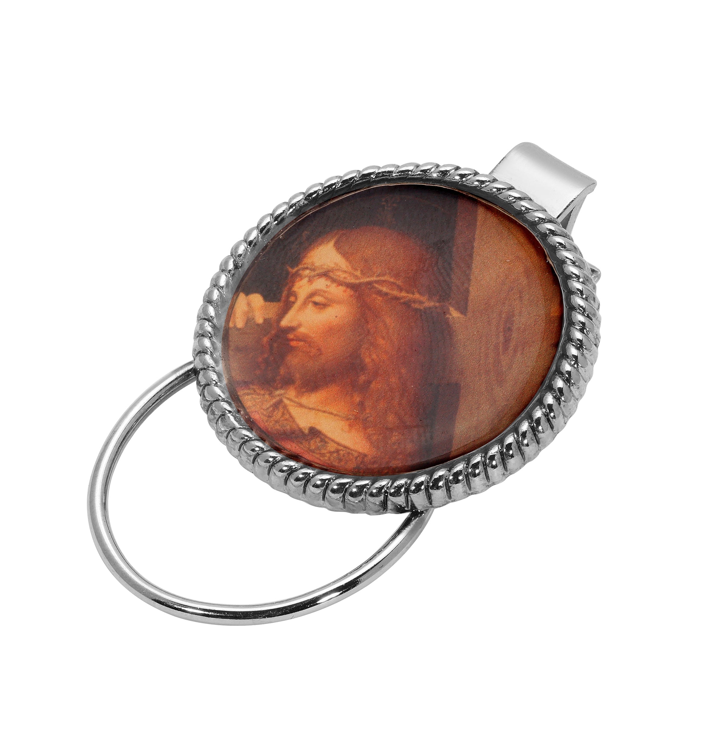 Symbols Of Faith Jesus Badge Eyeglass And Badge Holder