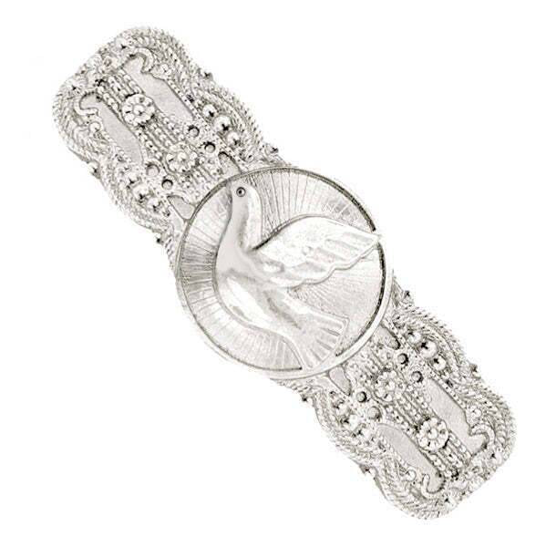 1928 Jewelry Peace Dove Hair Barrette