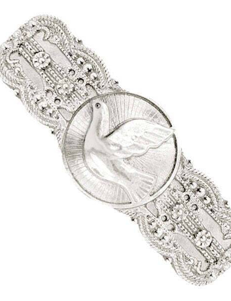 1928 Jewelry Peace Dove Hair Barrette