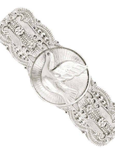 1928 Jewelry Peace Dove Hair Barrette