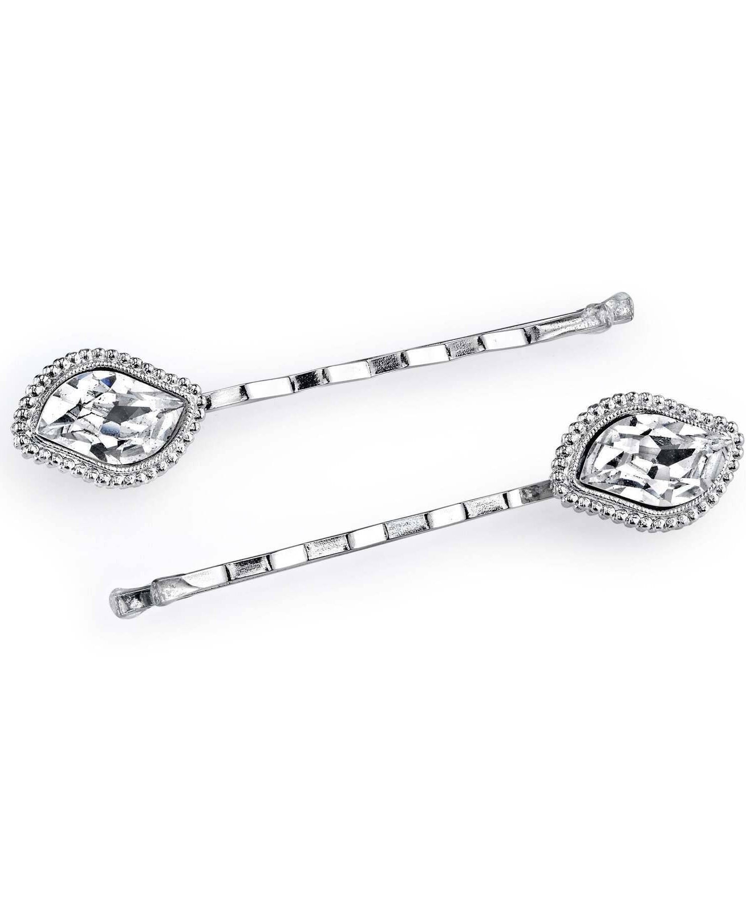 1928 Bridal Crystal Bobby Pin Set