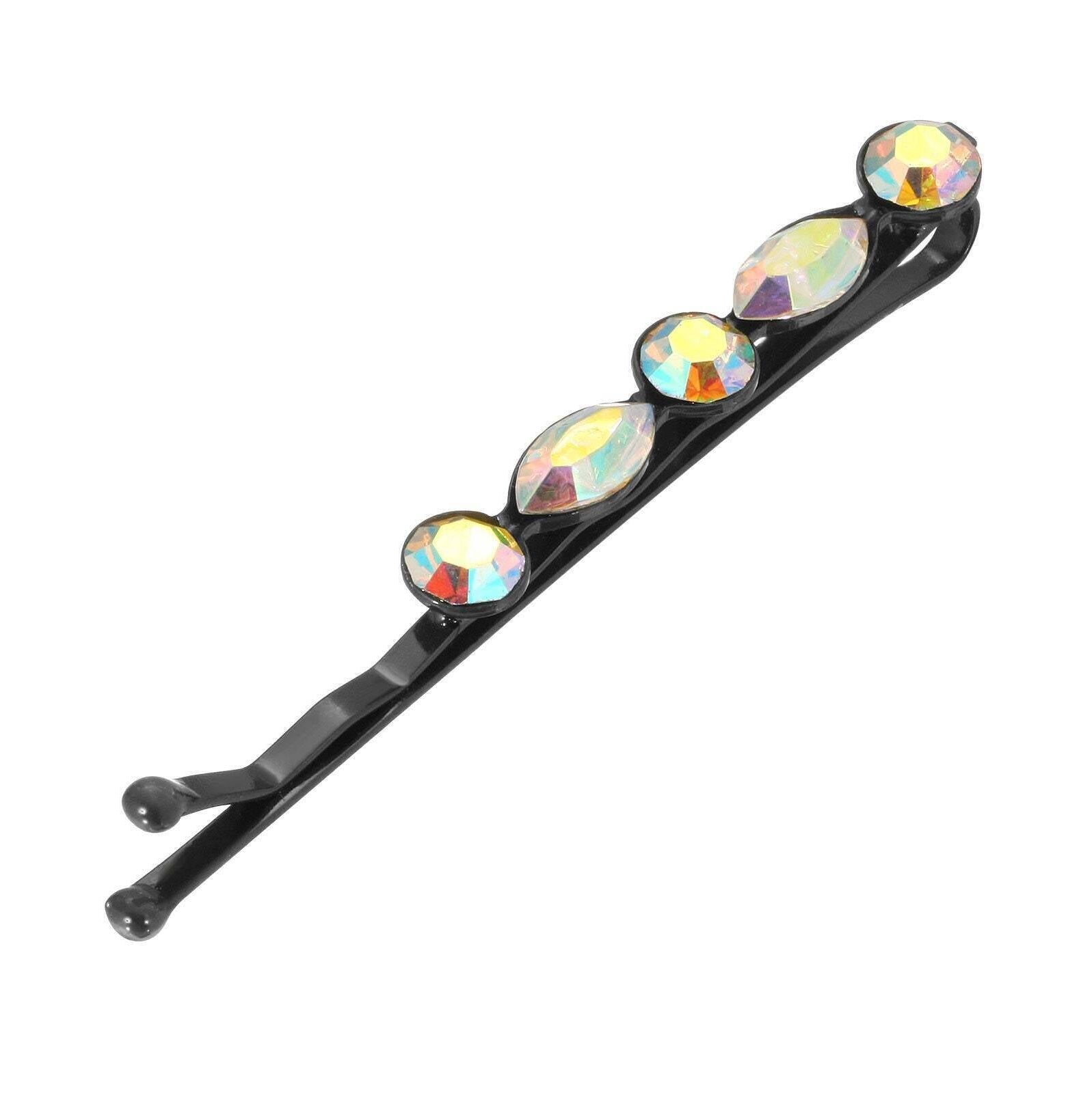 1928 Jewelry Crystal Ab Bobby Pin